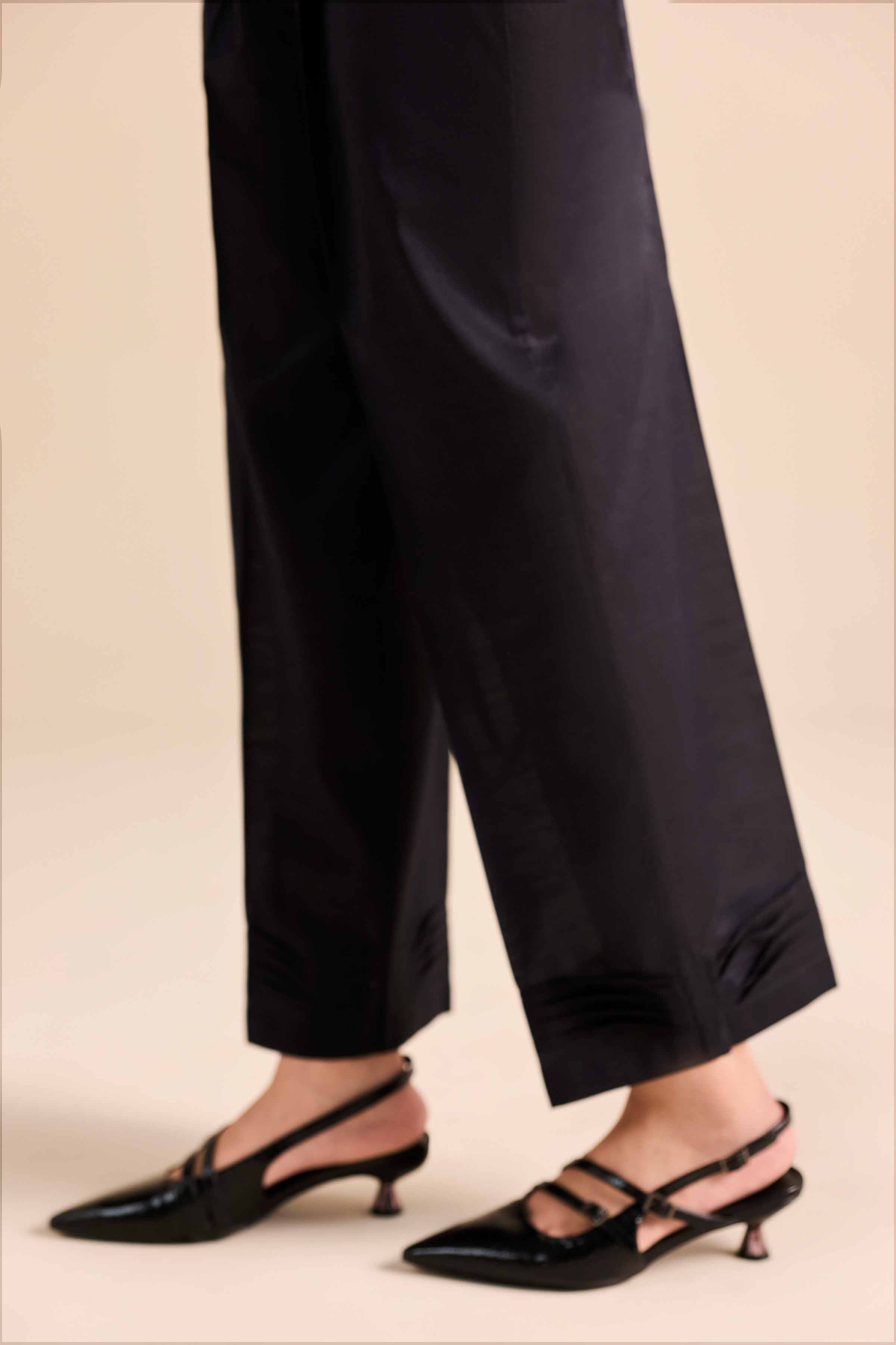 Basic Trousers - PW25-142 for Women - Pret Collection | Nishat | Shop Online
