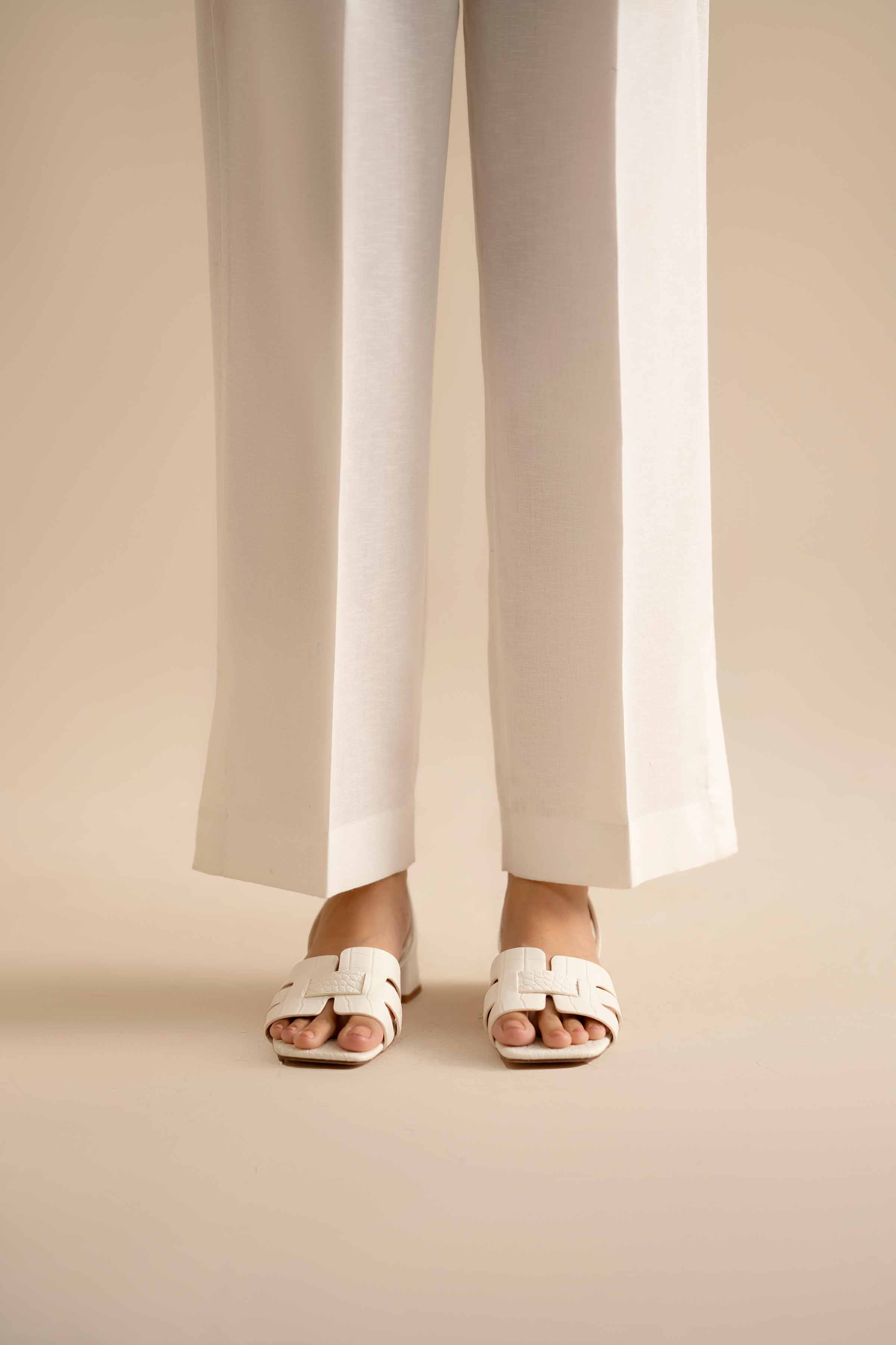 Basic Trousers - PW25-144 for Women - Pret Collection | Nishat | Shop Online