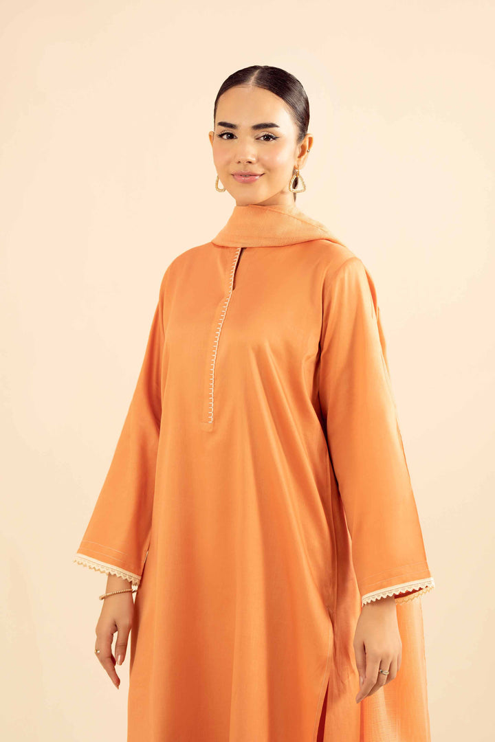 3 Piece - Basic Suit - PW25-15 for Women - Pret Collection | Nishat | Shop Online