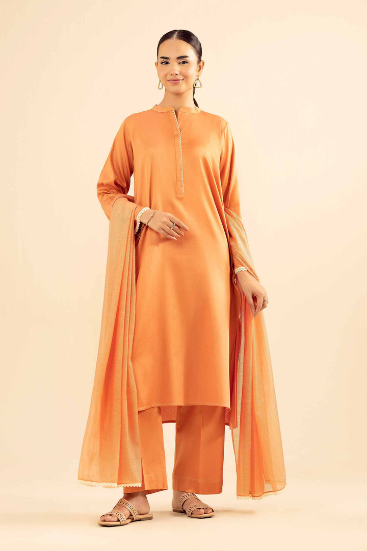 3 Piece - Basic Suit - PW25-15 for Women - Pret Collection | Nishat | Shop Online