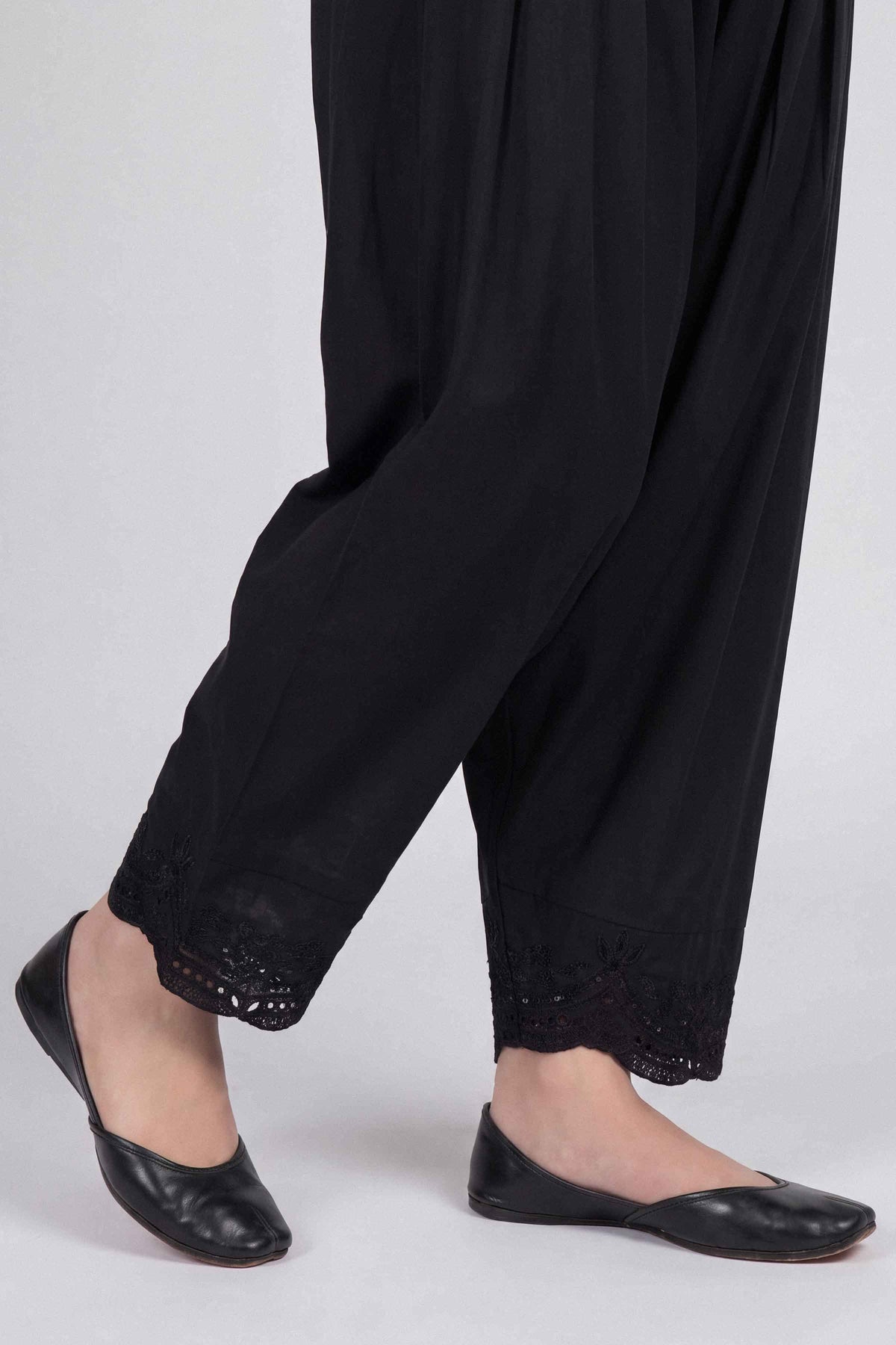 Embroidered Trousers - PW25-151 for Women - Pret Collection | Nishat | Shop Online 