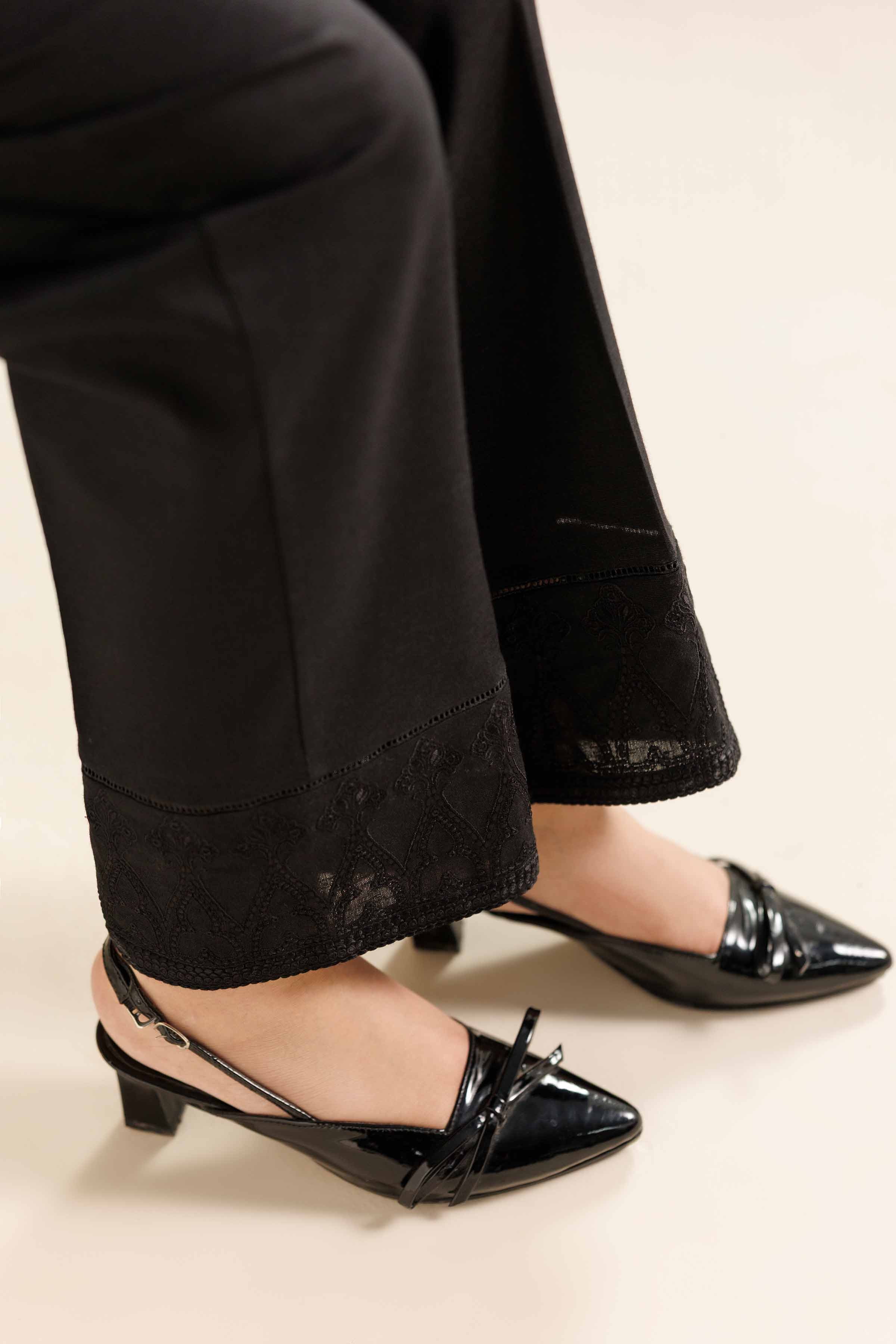 Embroidered Trousers - PW25-152 for Women - Pret Collection | Nishat | Shop Online