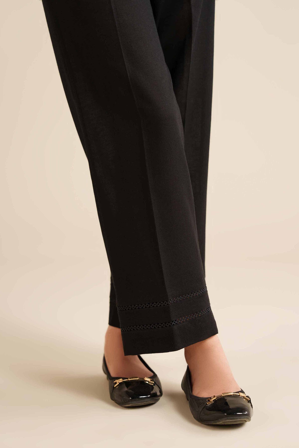Basic Trousers - PW25-154 for Women - Pret Collection | Nishat | Shop Online