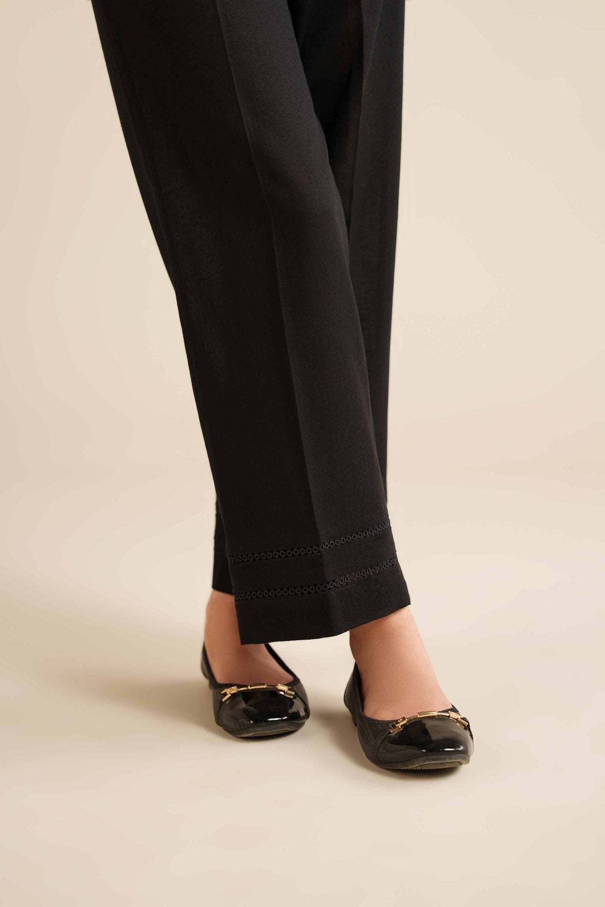 Basic Trousers - PW25-154 for Women - Pret Collection | Nishat | Shop Online