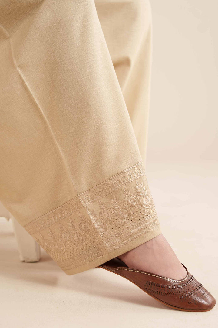 Embroidered Shalwar - PW25-159 for Women - Pret Collection | Nishat | Shop Online