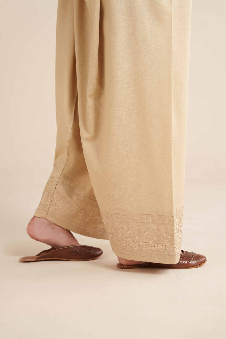 Embroidered Shalwar - PW25-159 for Women - Pret Collection | Nishat | Shop Online