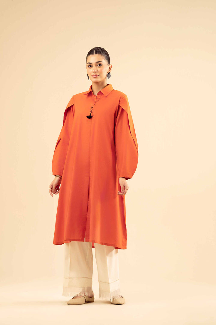 Basic Shirt - PW25-16 for Women - Pret Collection | Nishat | Shop Online