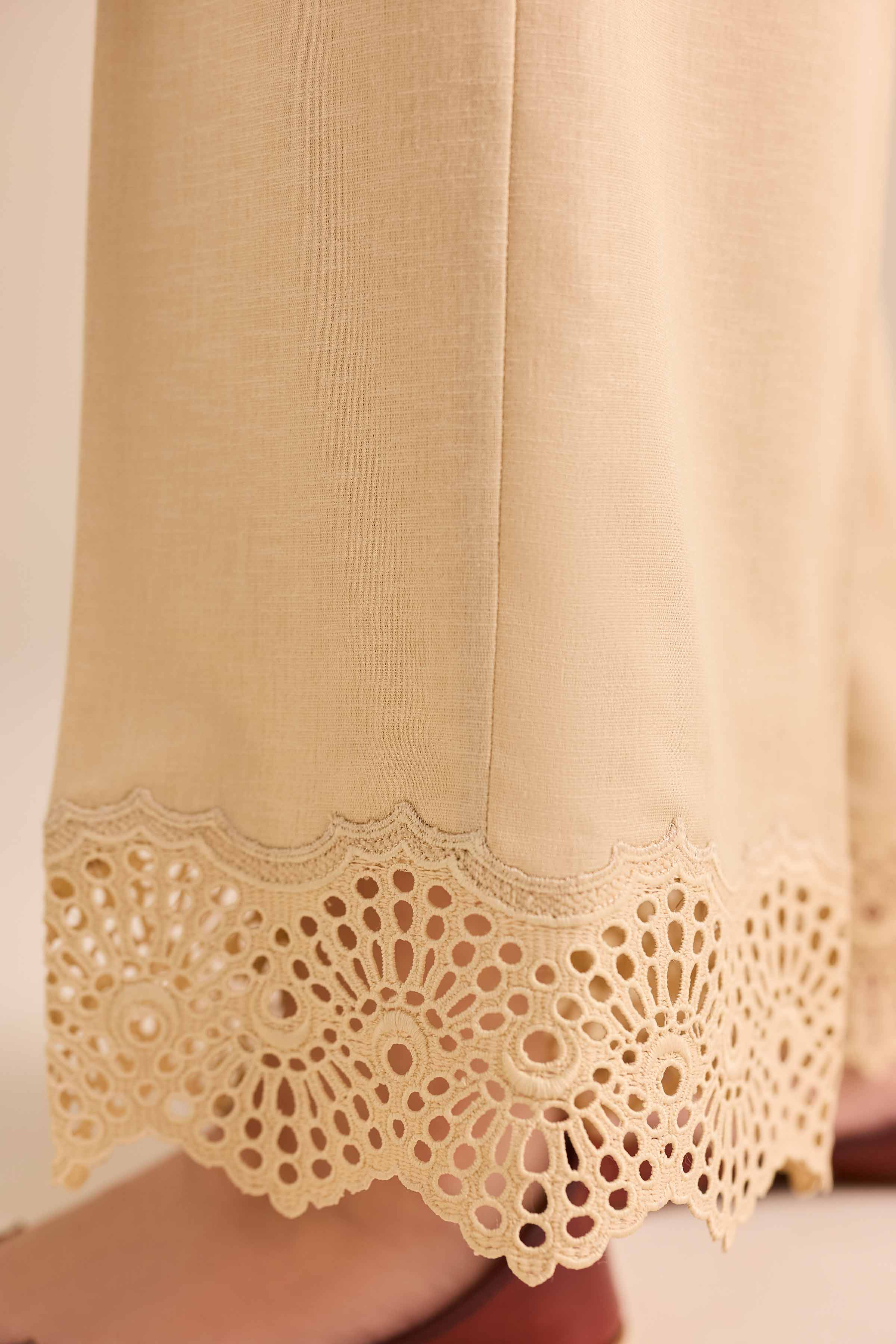Basic Trousers - PW25-162 for Women - Pret Collection | Nishat | Shop Online