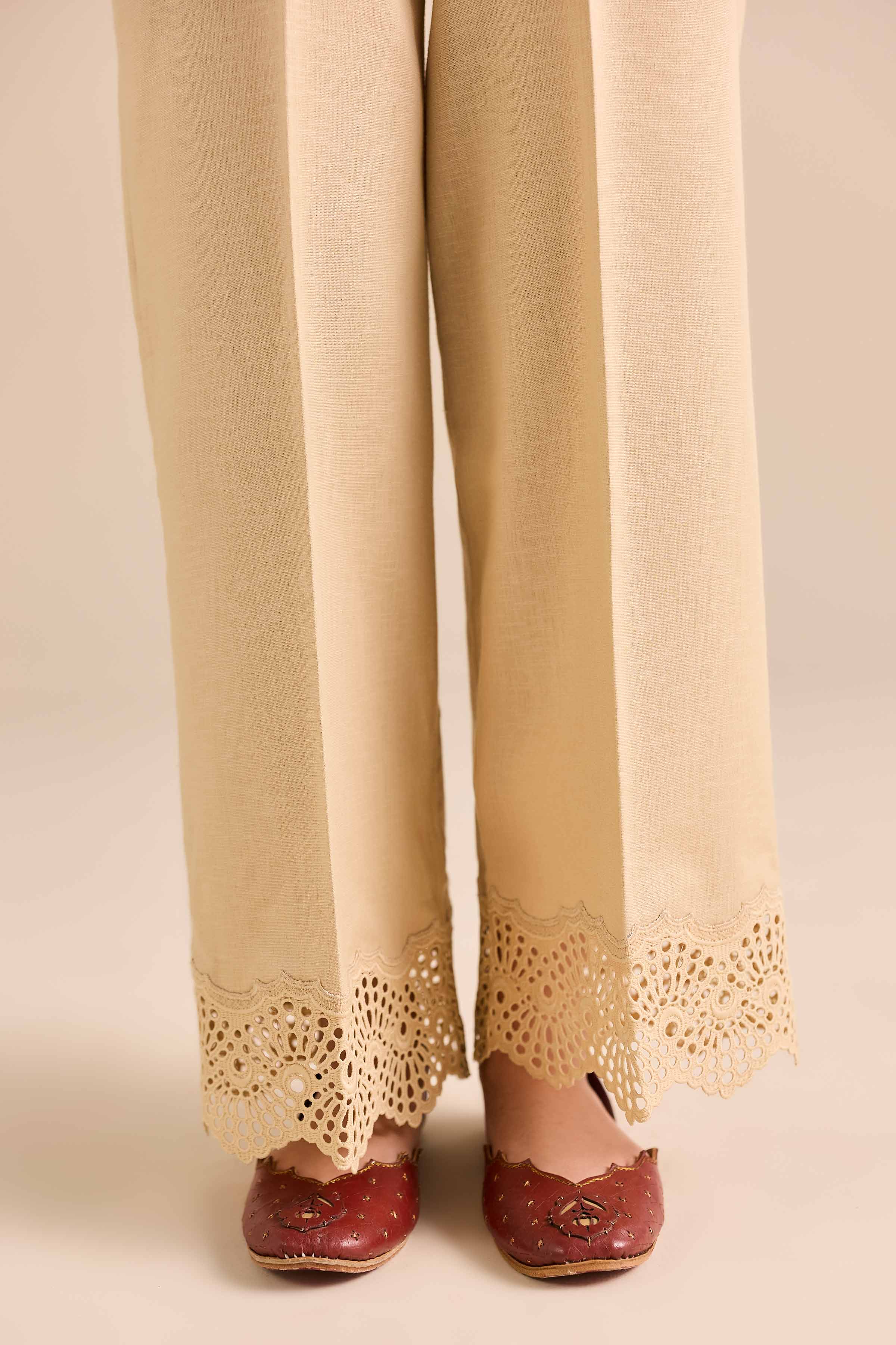 Basic Trousers - PW25-162 for Women - Pret Collection | Nishat | Shop Online