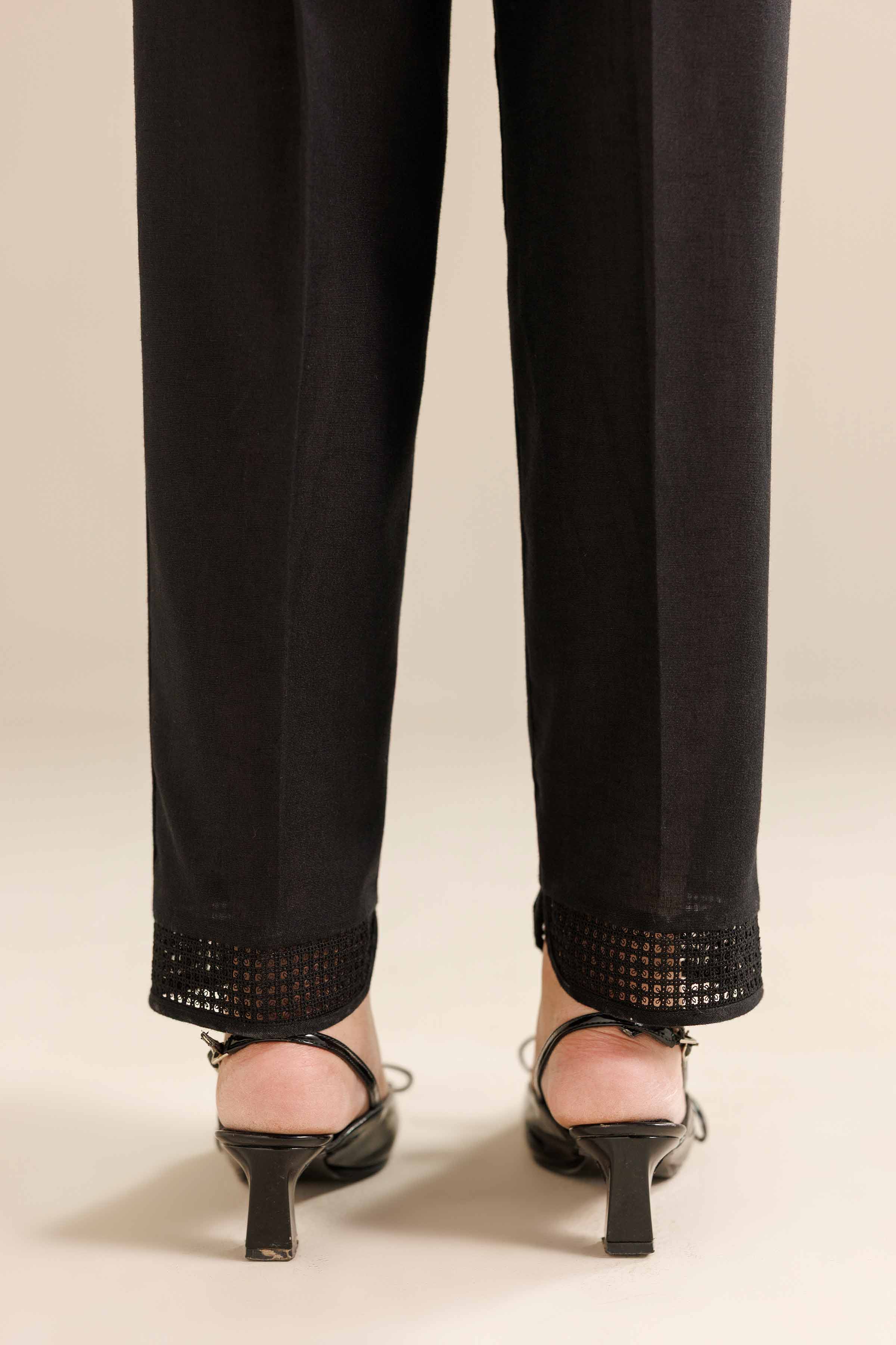 Basic Trousers - PW25-167 for Women - Pret Collection | Nishat | Shop Online