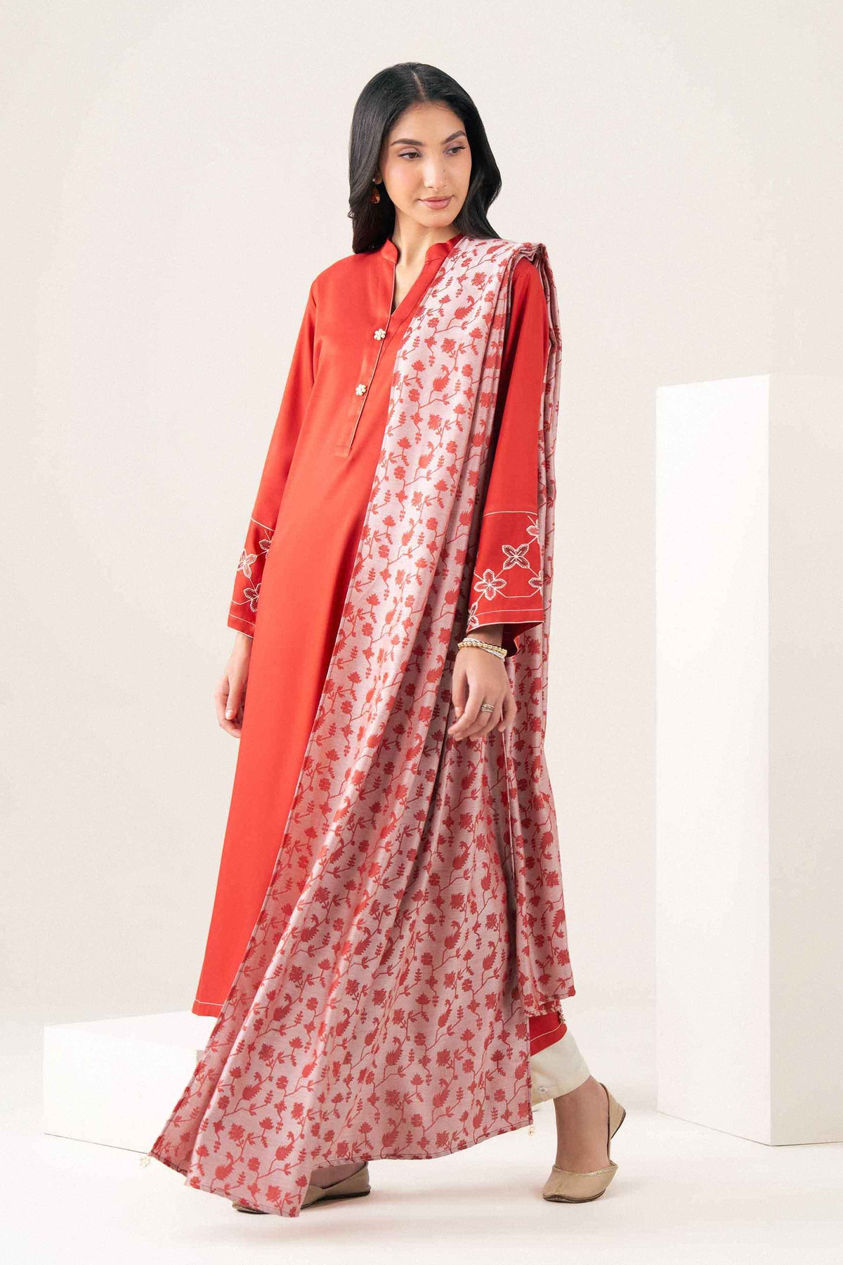 2 Piece - Embroidered Suit - PW25-176