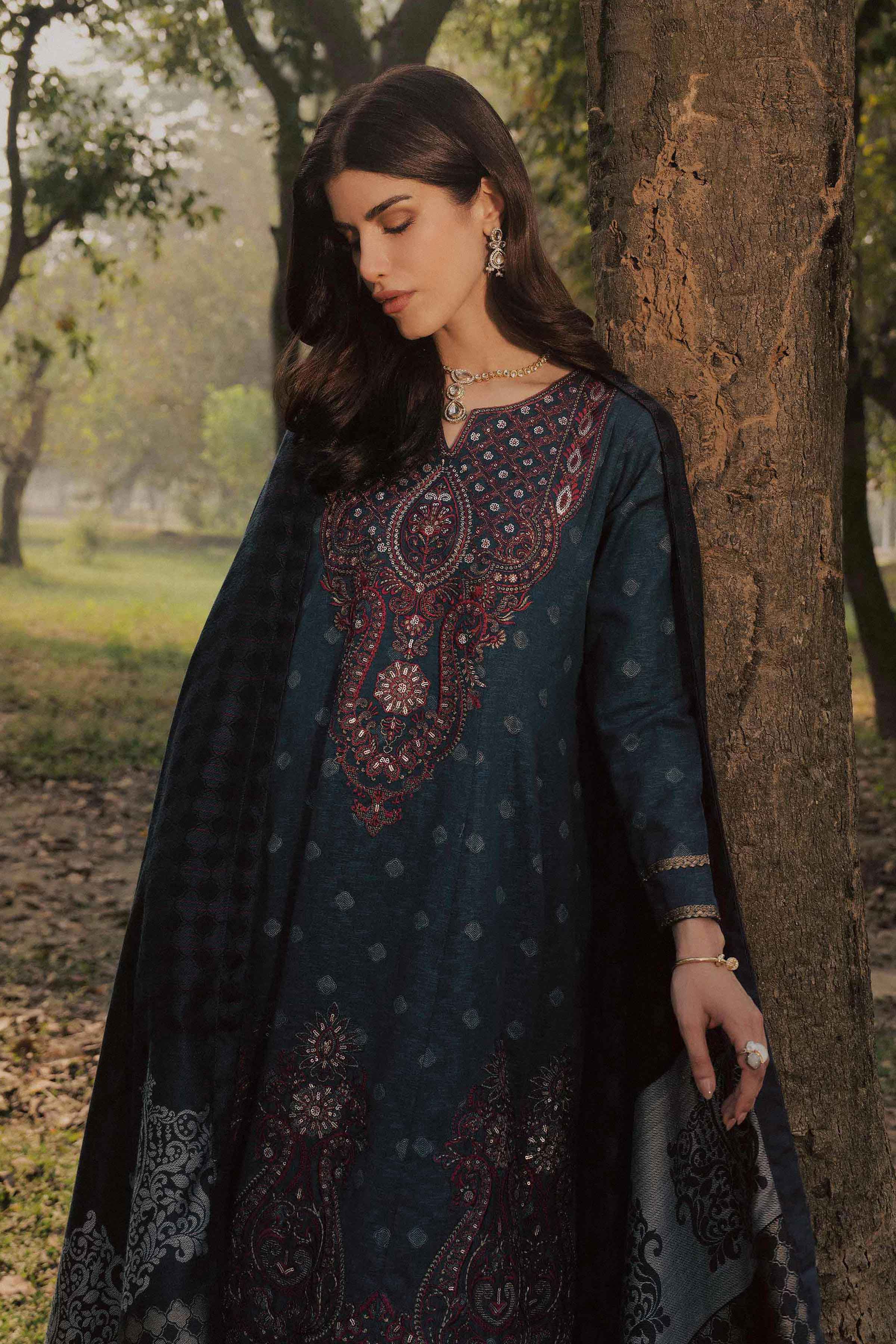 2 Piece - Printed Embroidered Suit - PW25-179 for Women - Pret Collection | Nishat | Shop Online 