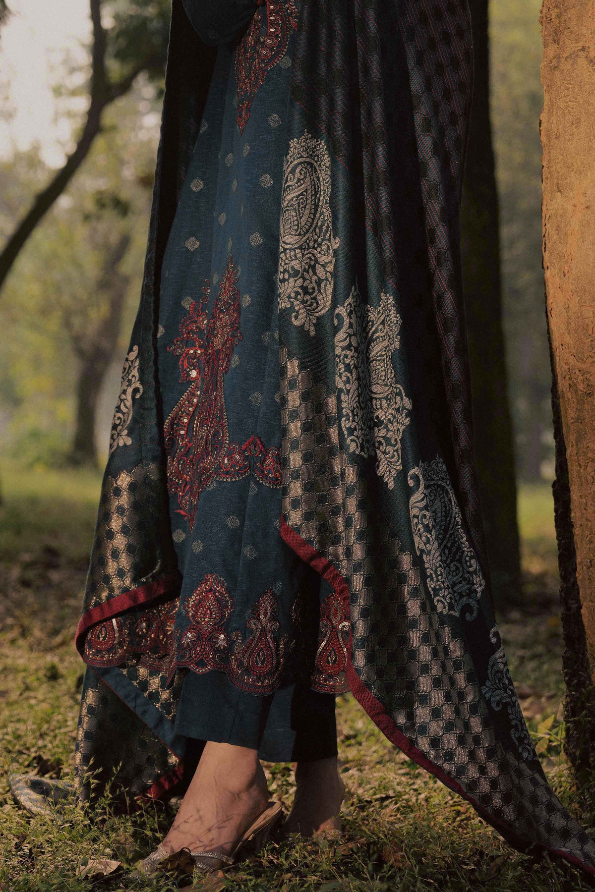 2 Piece - Printed Embroidered Suit - PW25-179 for Women - Pret Collection | Nishat | Shop Online 