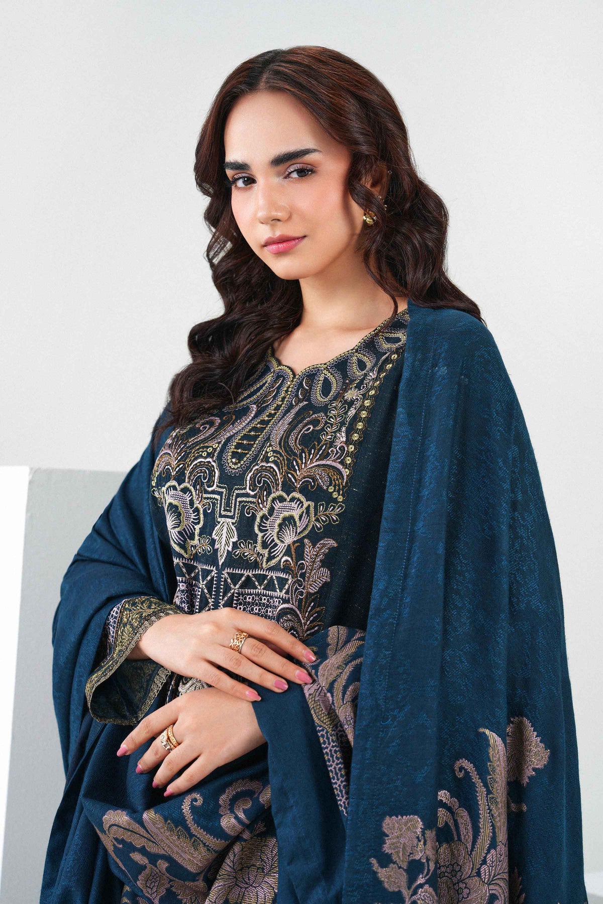 2 Piece - Embroidered Suit - PW25-180 for Women - Pret Collection | Nishat | Shop Online 