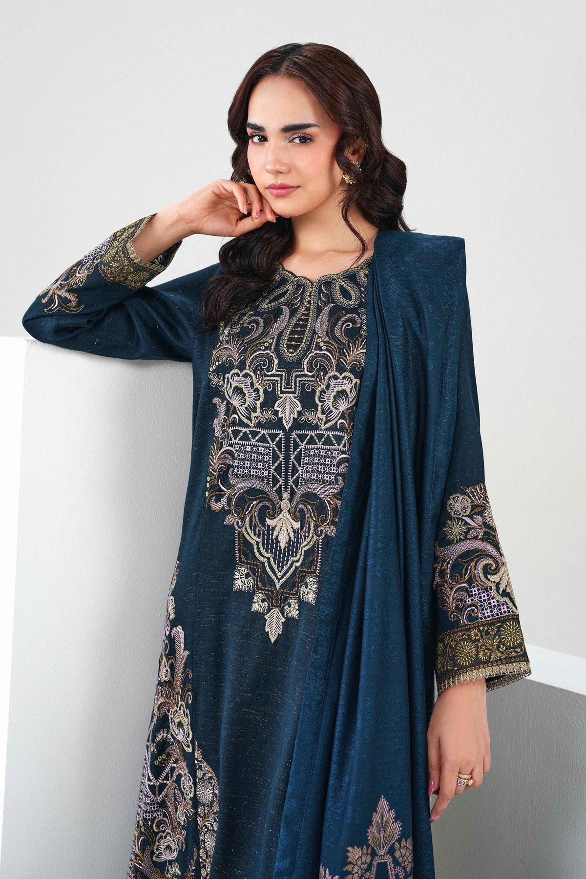 2 Piece - Embroidered Suit - PW25-180 for Women - Pret Collection | Nishat | Shop Online 