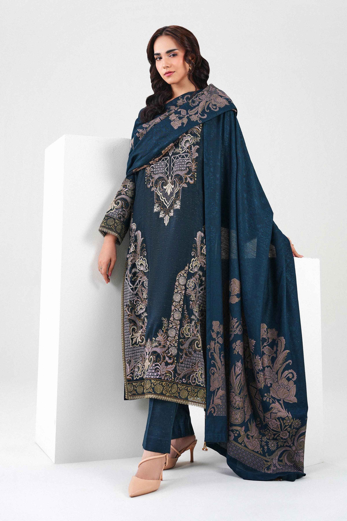 2 Piece - Embroidered Suit - PW25-180 for Women - Pret Collection | Nishat | Shop Online 
