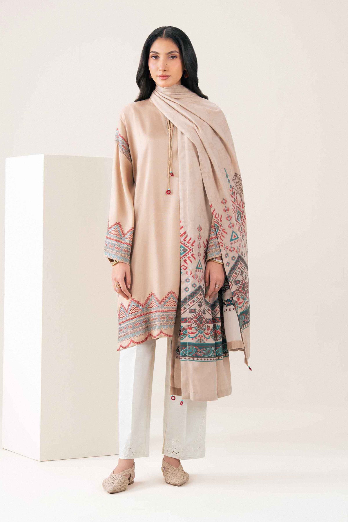 2 PIECE - EMBROIDERED SUIT - PW25-181 for Women - Pret Collection | Nishat | Shop Online