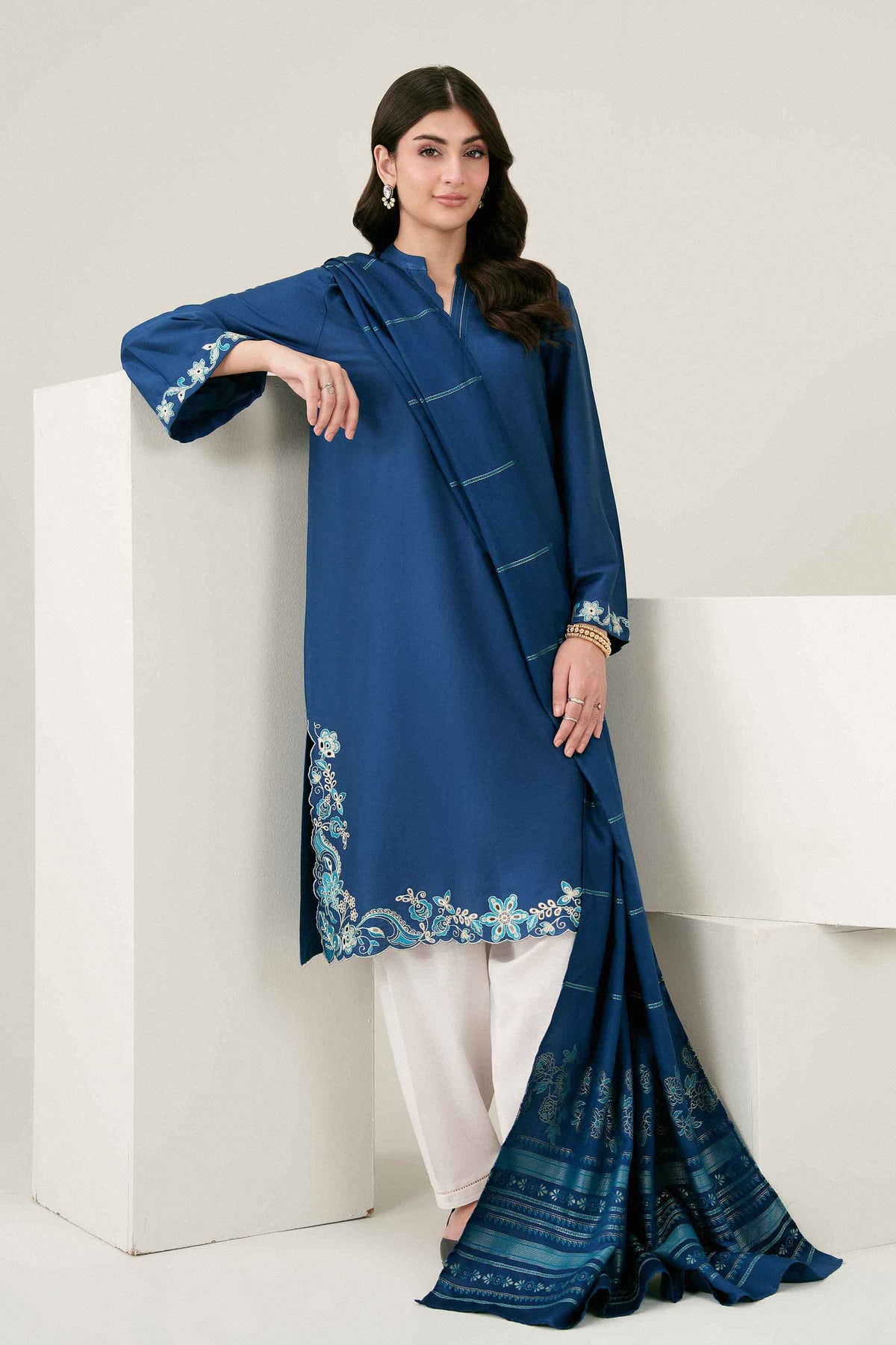 2 Piece - Embroidered Suit - PW25-194 for Women - Pret Collection | Nishat | Shop Online
