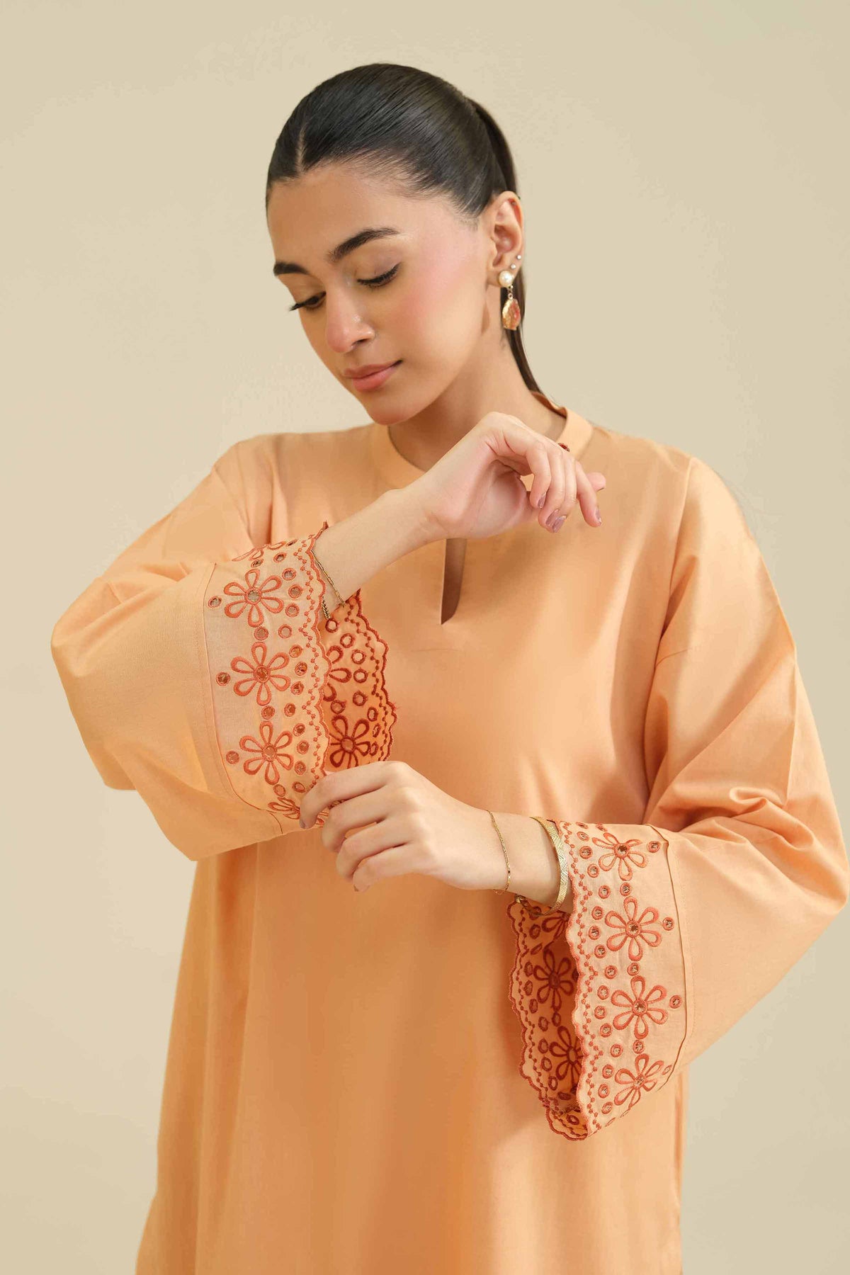 2 Piece - Embroidered Suit - PW25-213 for Women - Pret Collection | Nishat | Shop Online