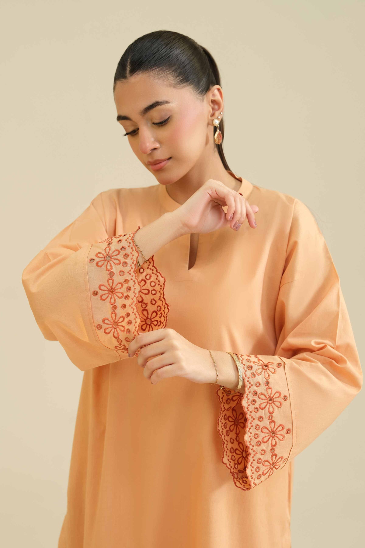 2 Piece - Embroidered Suit - PW25-213 for Women - Pret Collection | Nishat | Shop Online