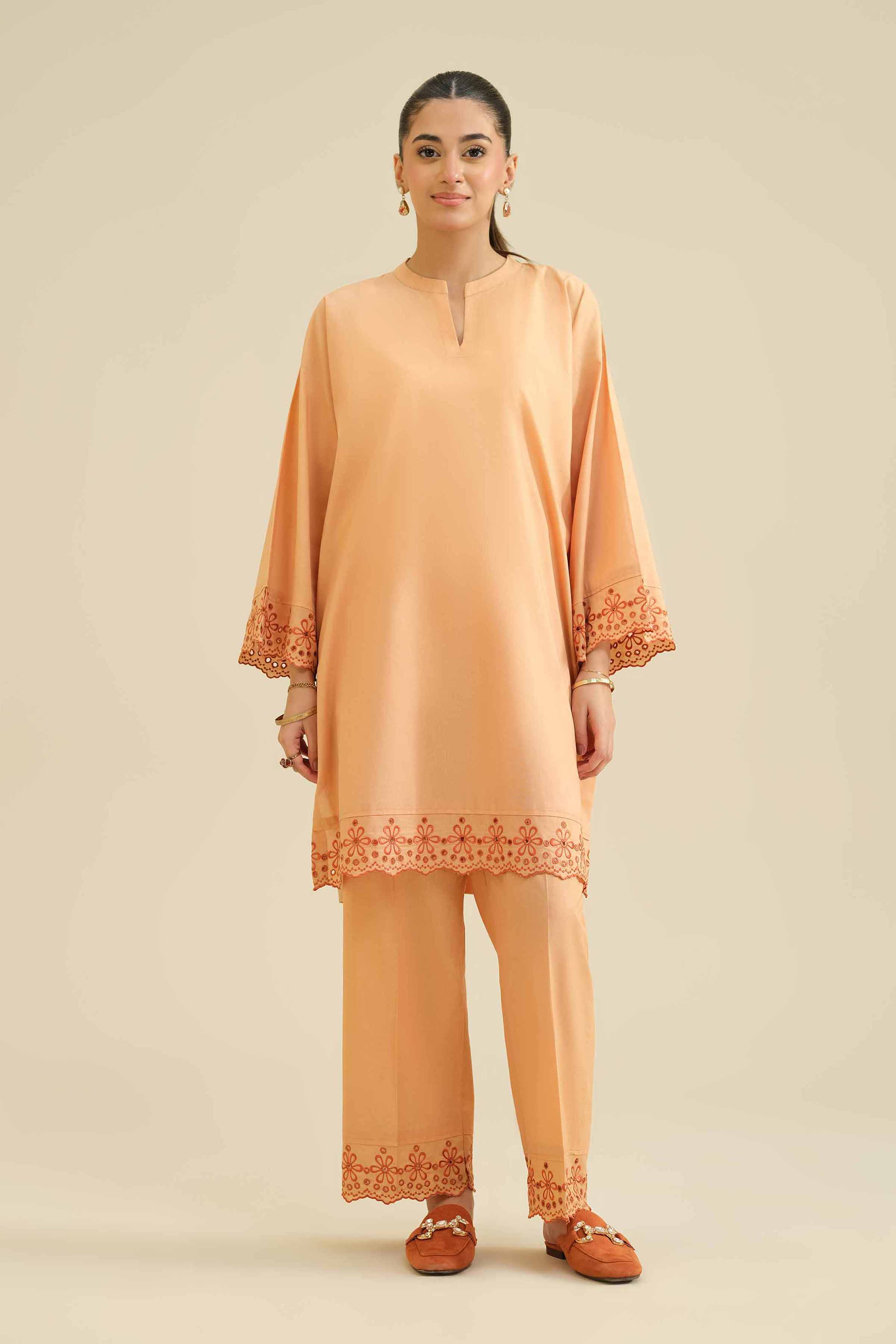 2 Piece - Embroidered Suit - PW25-213 for Women - Pret Collection | Nishat | Shop Online
