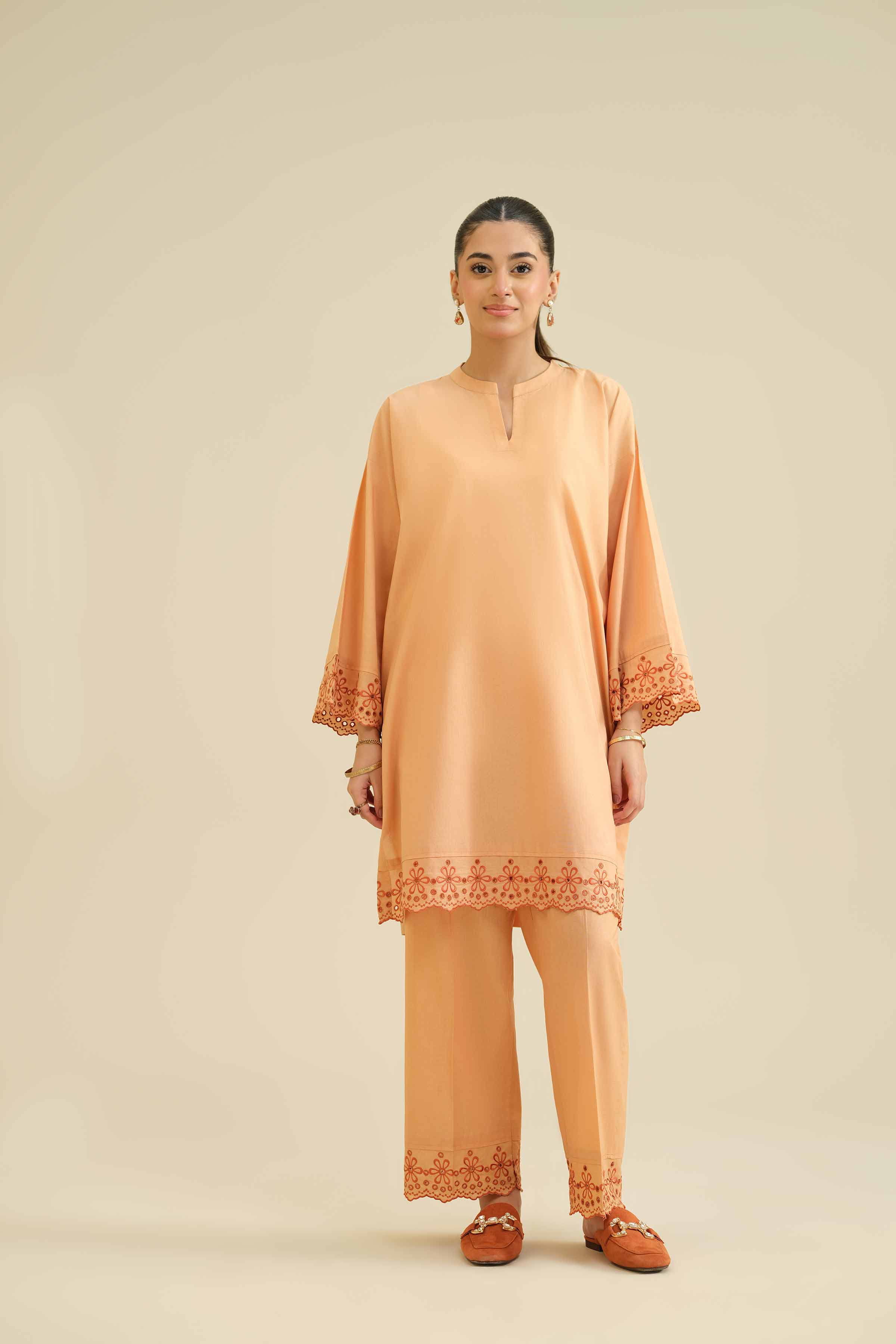 2 Piece - Embroidered Suit - PW25-213 for Women - Pret Collection | Nishat | Shop Online