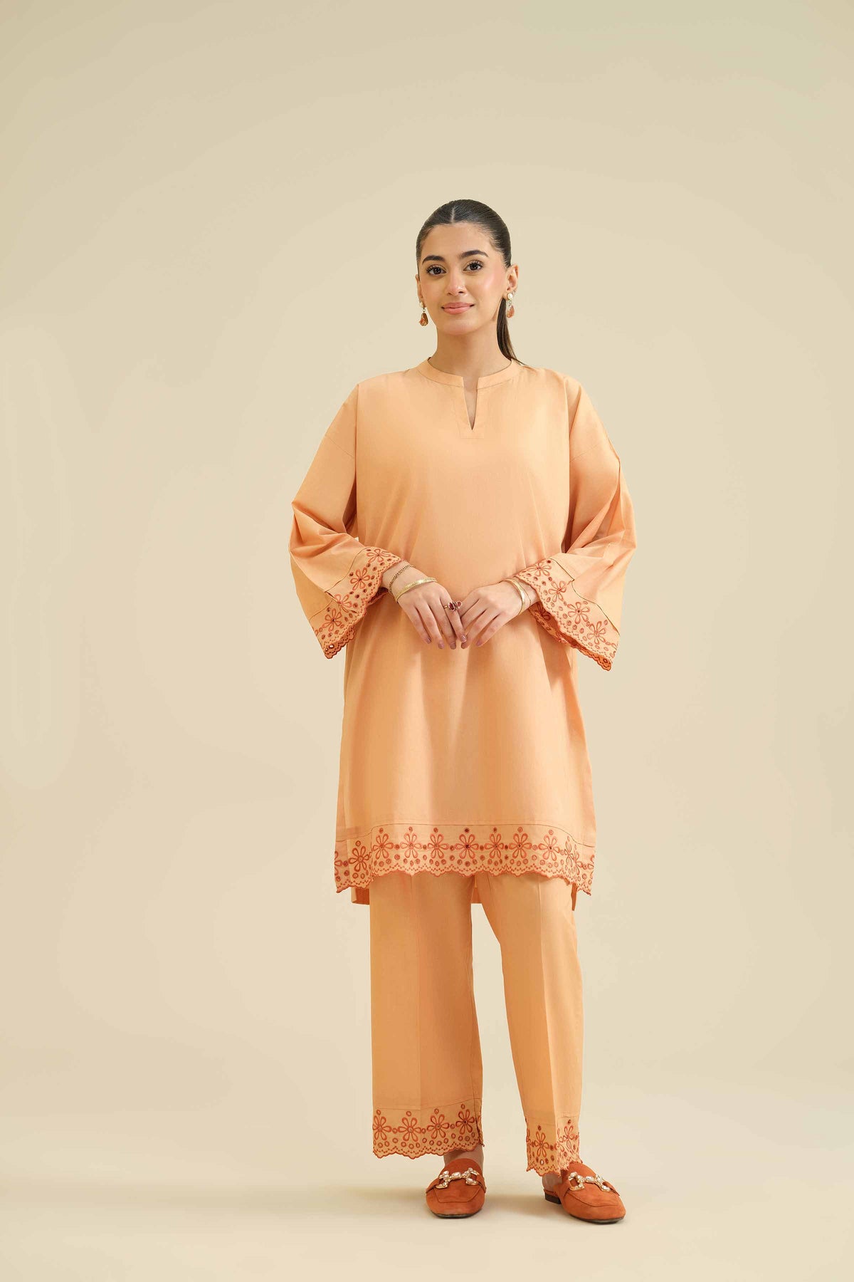 2 Piece - Embroidered Suit - PW25-213 for Women - Pret Collection | Nishat | Shop Online