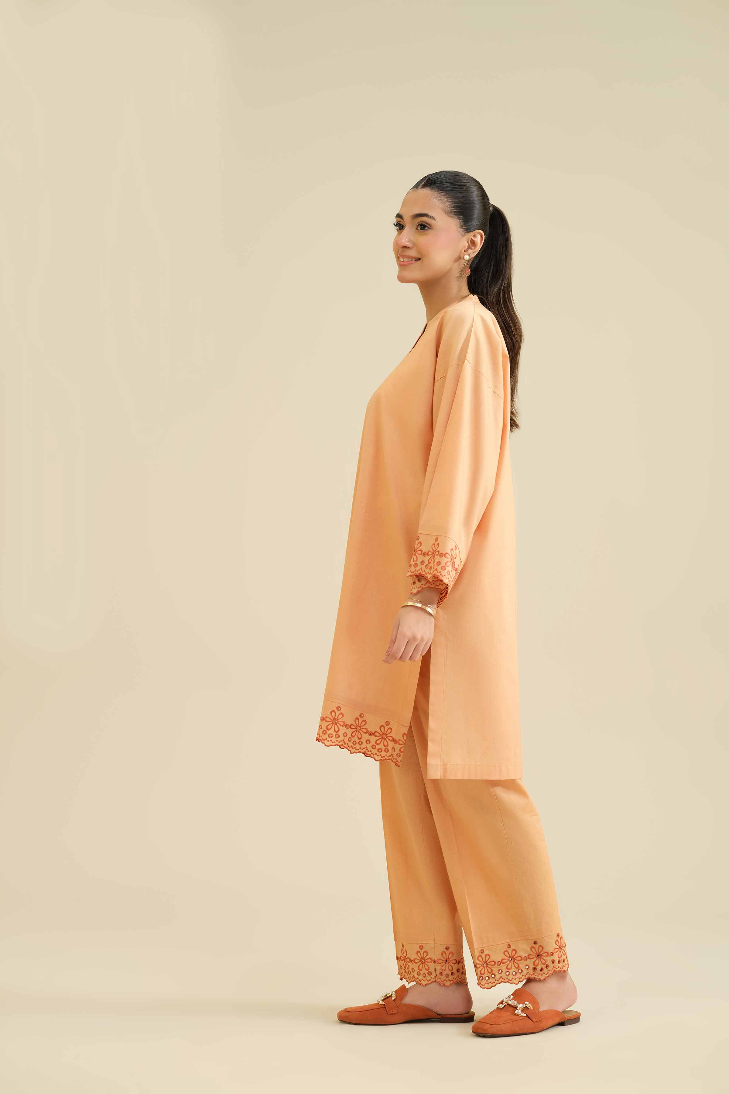 2 Piece - Embroidered Suit - PW25-213 for Women - Pret Collection | Nishat | Shop Online