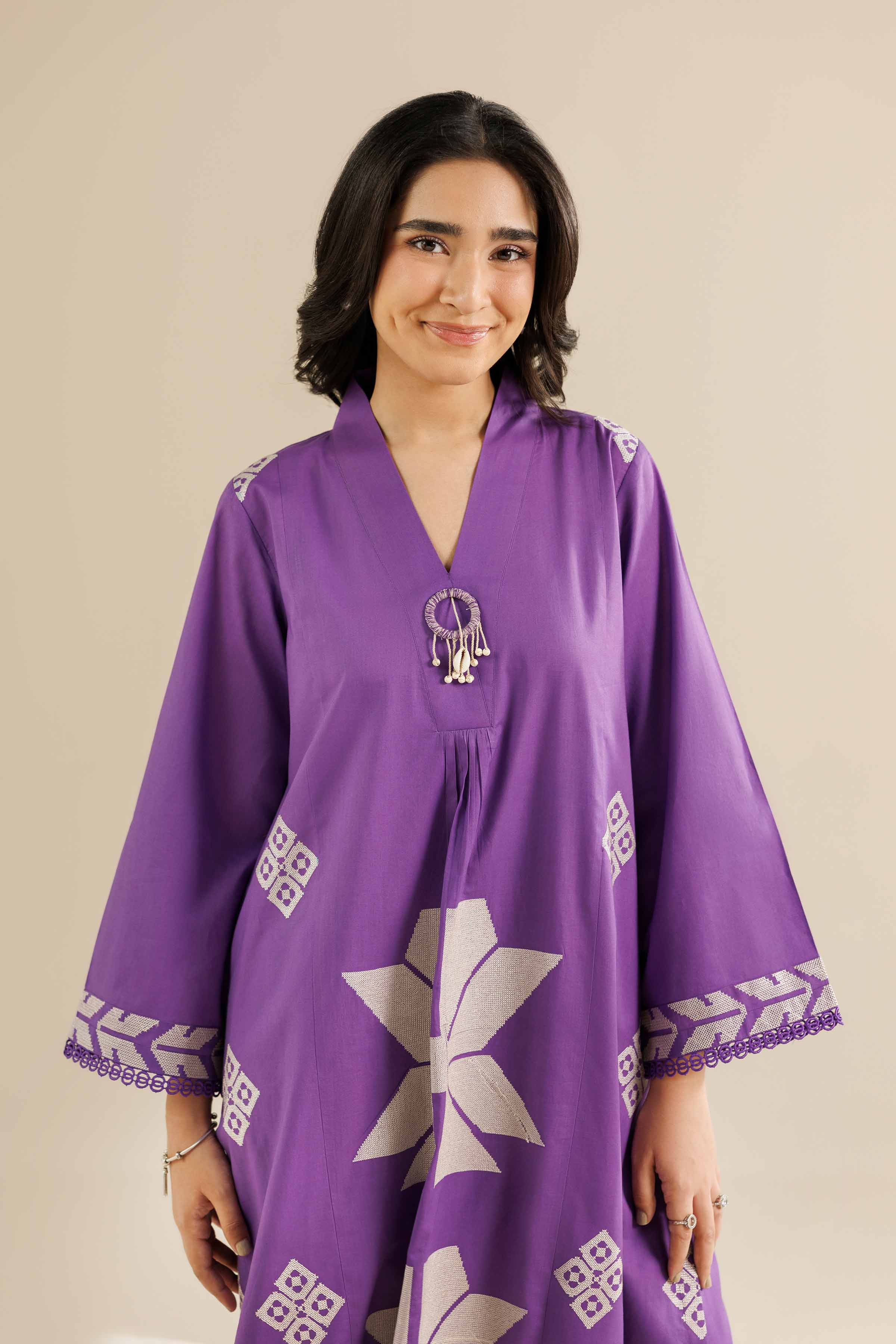 2 Piece - Embroidered Suit - PW25-214 for Women - Pret Collection | Nishat | Shop Online