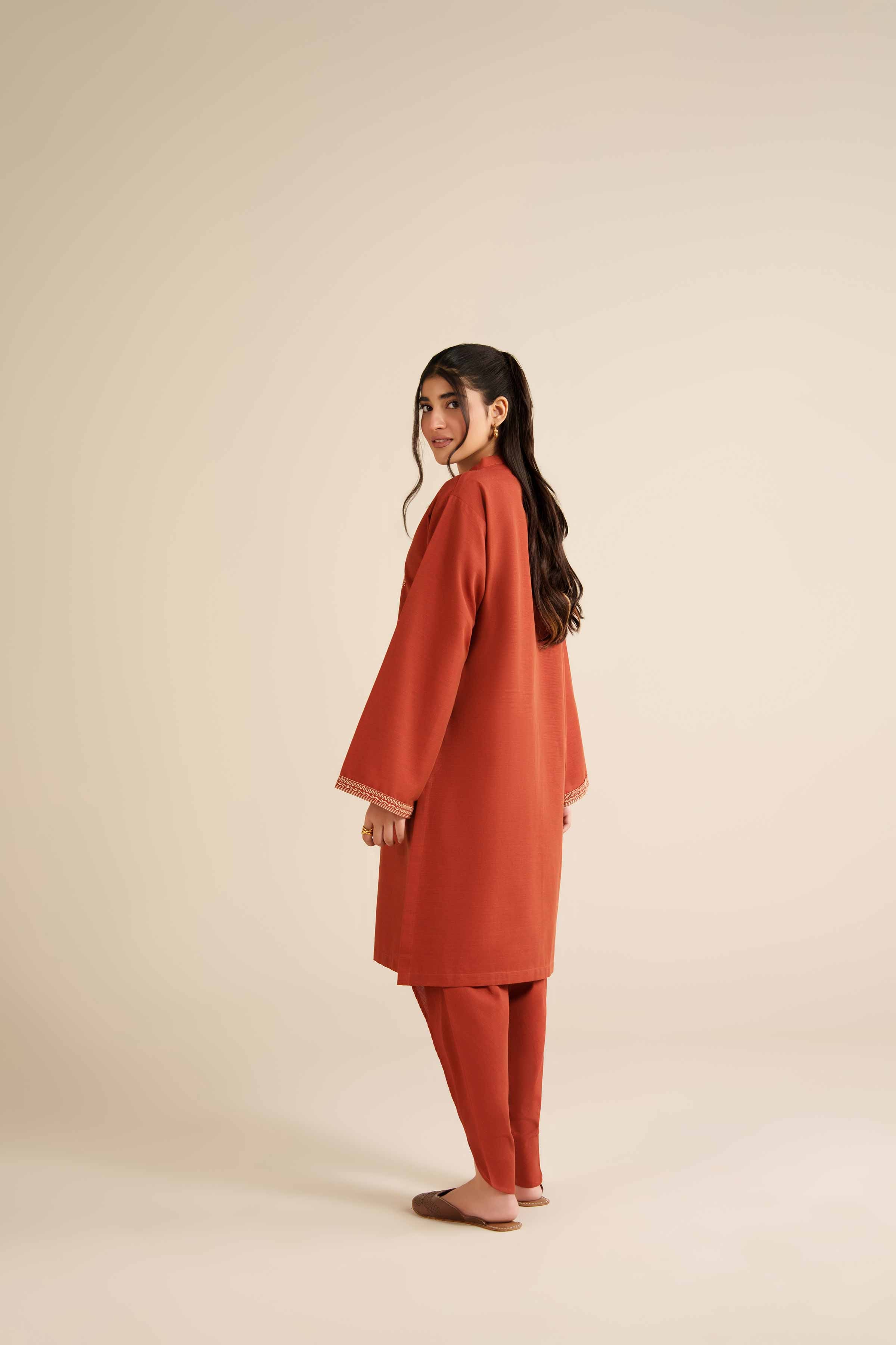 2 Piece - Embroidered Suit - PW25-218 for Women - Pret Collection | Nishat | Shop Online