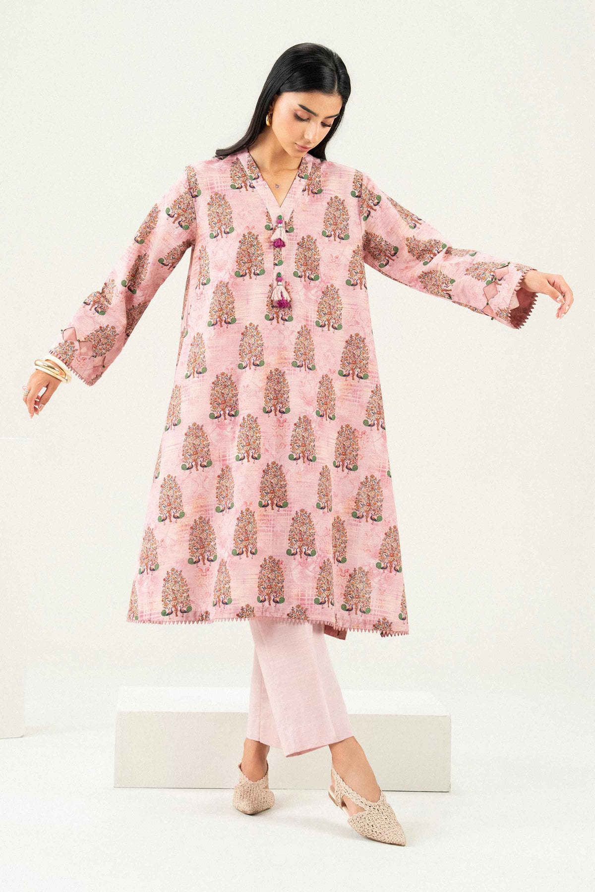 2 Piece - Printed Suit - PW25-220 for Women - Pret Collection | Nishat | Shop Online 
