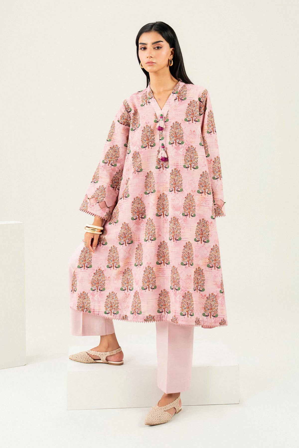 2 Piece - Printed Suit - PW25-220 for Women - Pret Collection | Nishat | Shop Online 