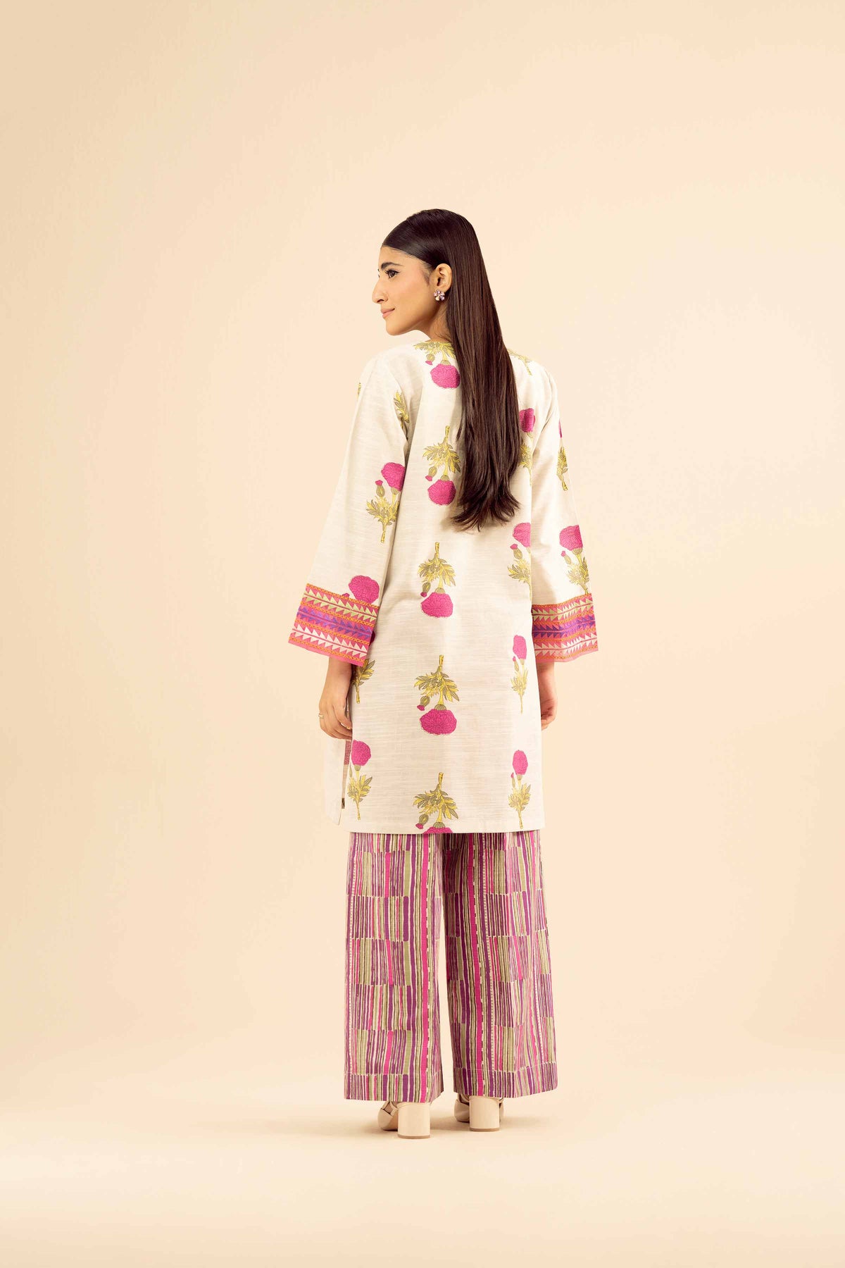 2 Piece - Printed Embroidered Suit - PW25-228 for Women - Pret Collection | Nishat | Shop Online