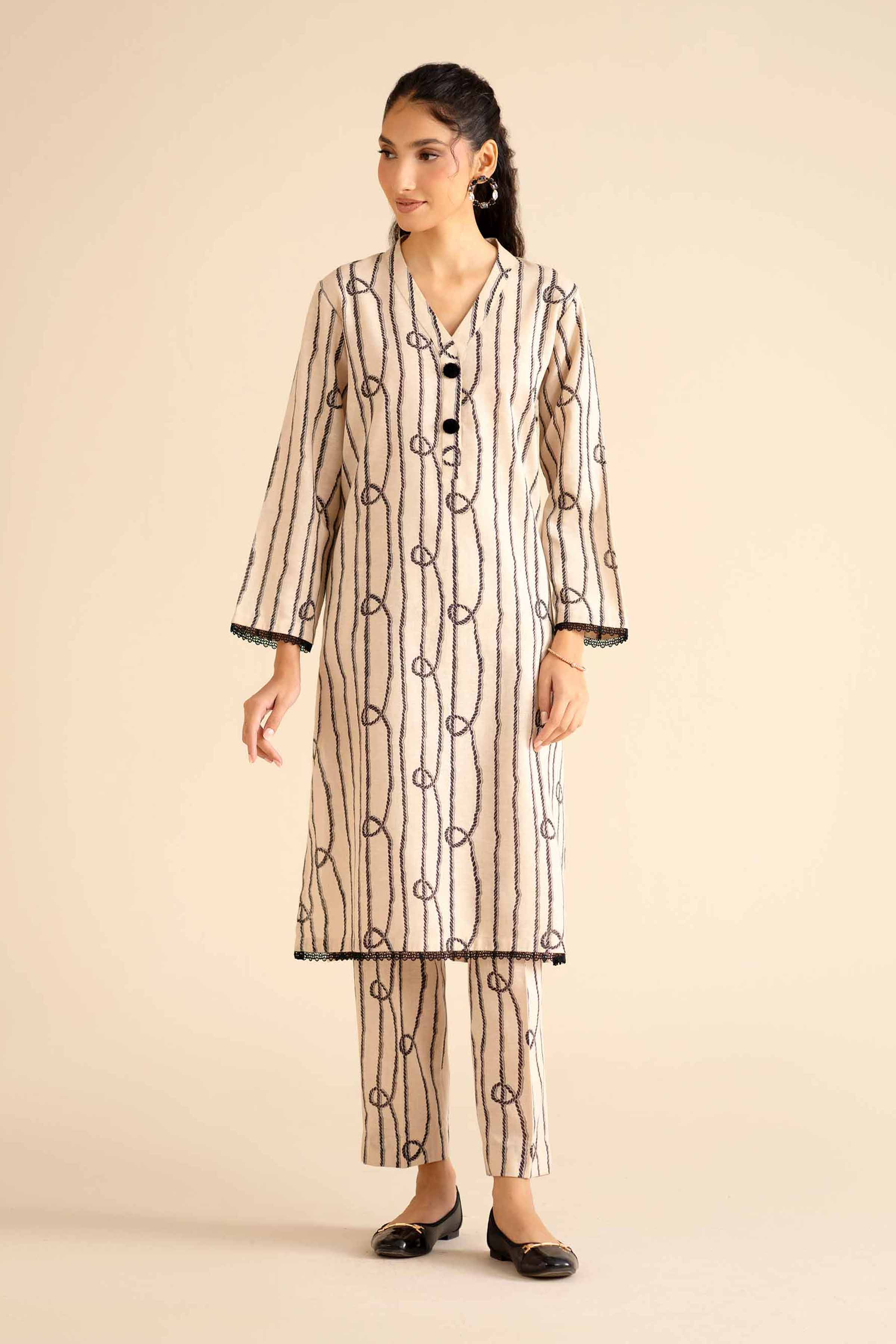 2 Piece - Printed Suit - PW25-231 for Women - Pret Collection | Nishat | Shop Online