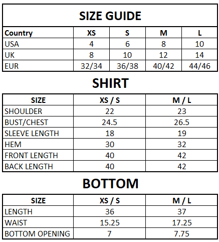 Size Guide