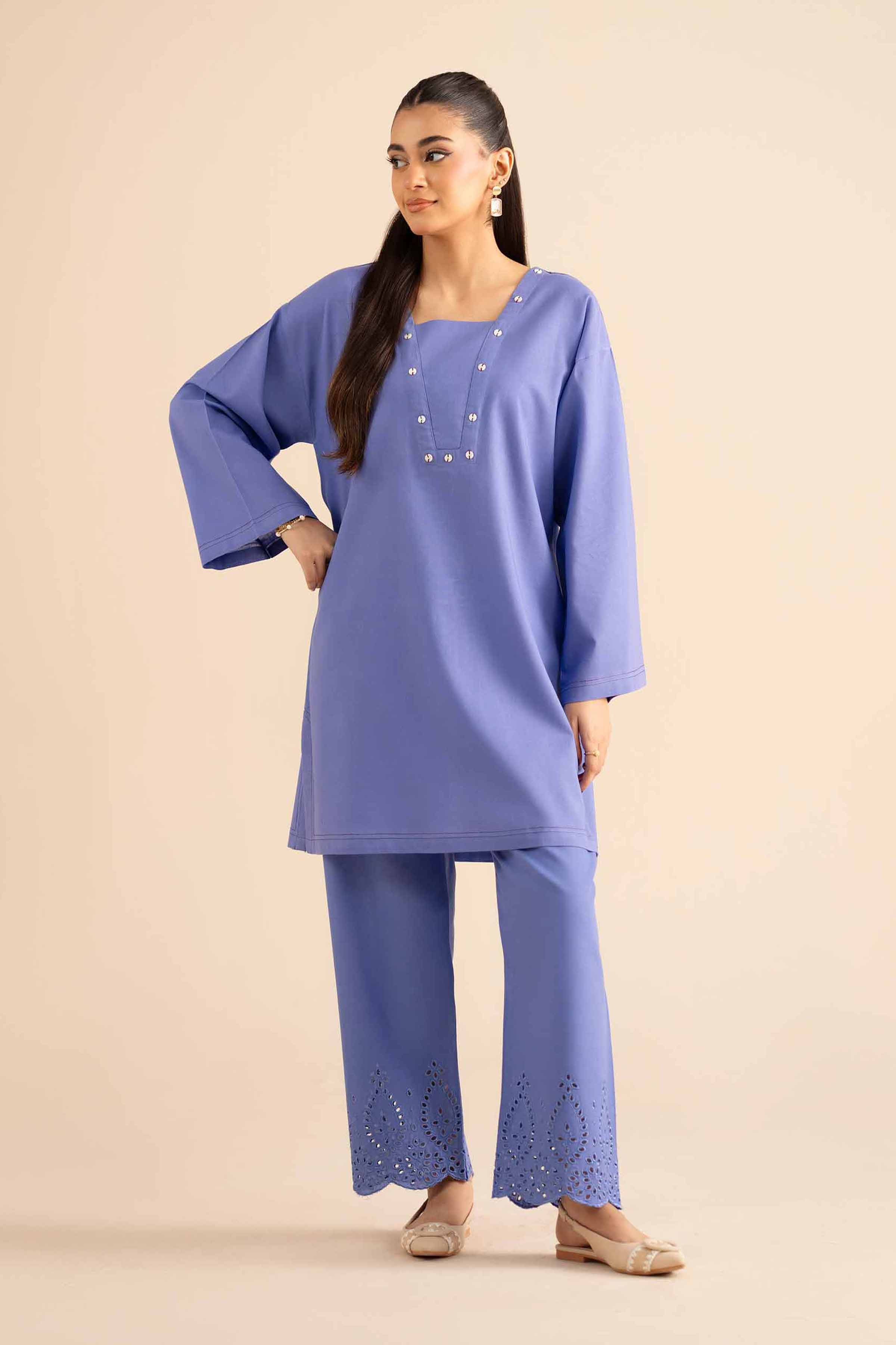 2 Piece - Embroidered Suit - PW25-237 for Women - Pret Collection | Nishat | Shop Online