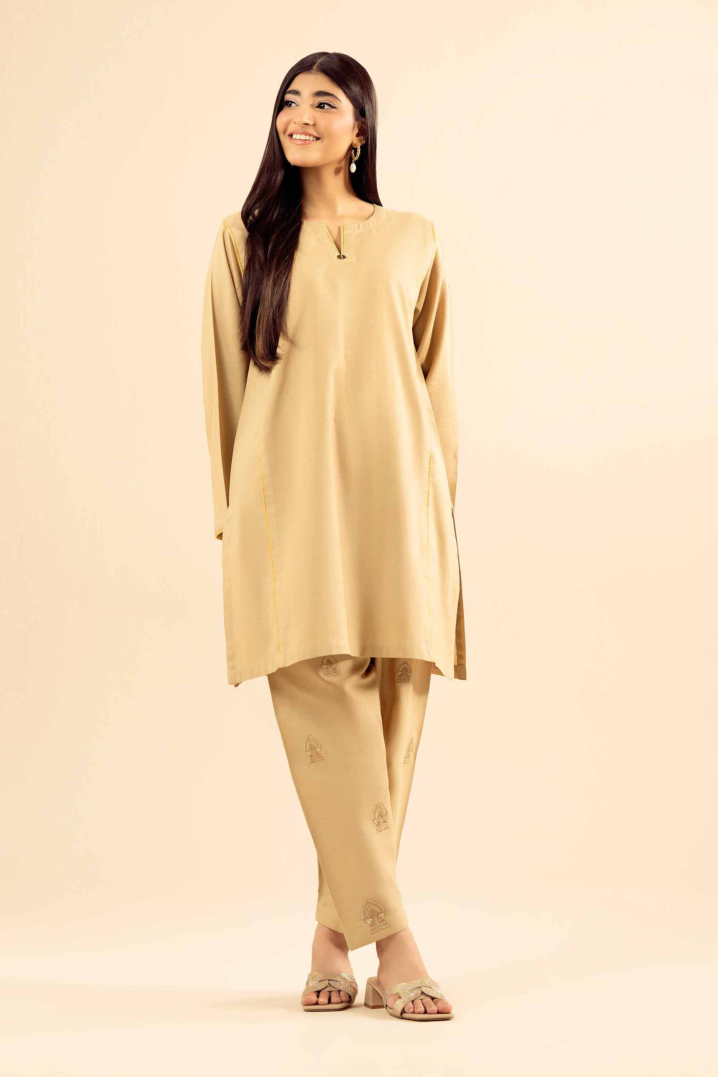 2 Piece - Embroidered Suit - PW25-240 for Women - Pret Collection | Nishat | Shop Online