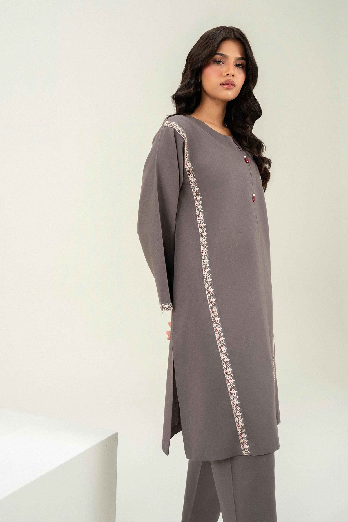 2 Piece - Embroidered Suit - PW25-242 for Women - Pret Collection | Nishat | Shop Online 