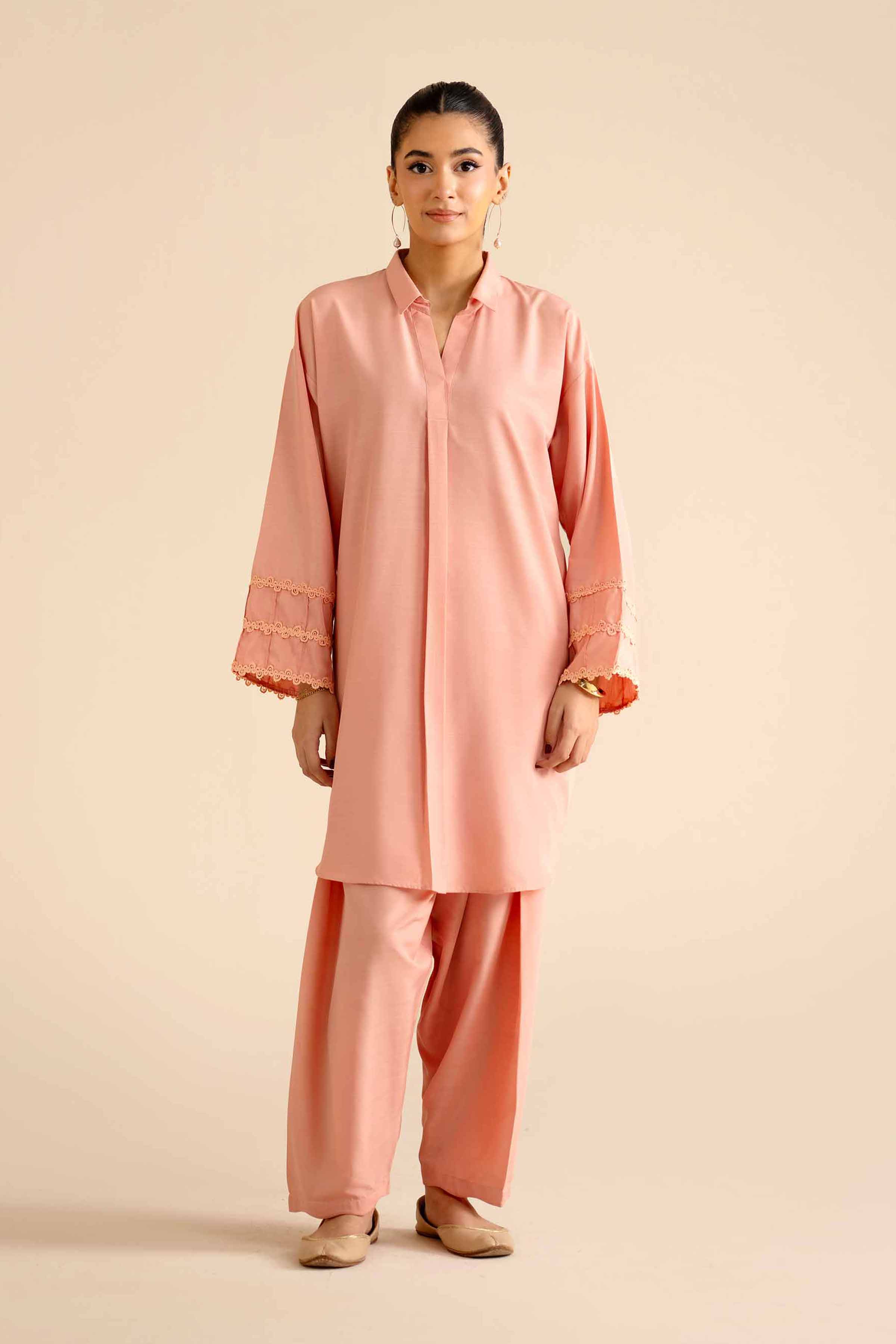 2 Piece - Basic Suit - PW25-256 for Women - Pret Collection | Nishat | Shop Online