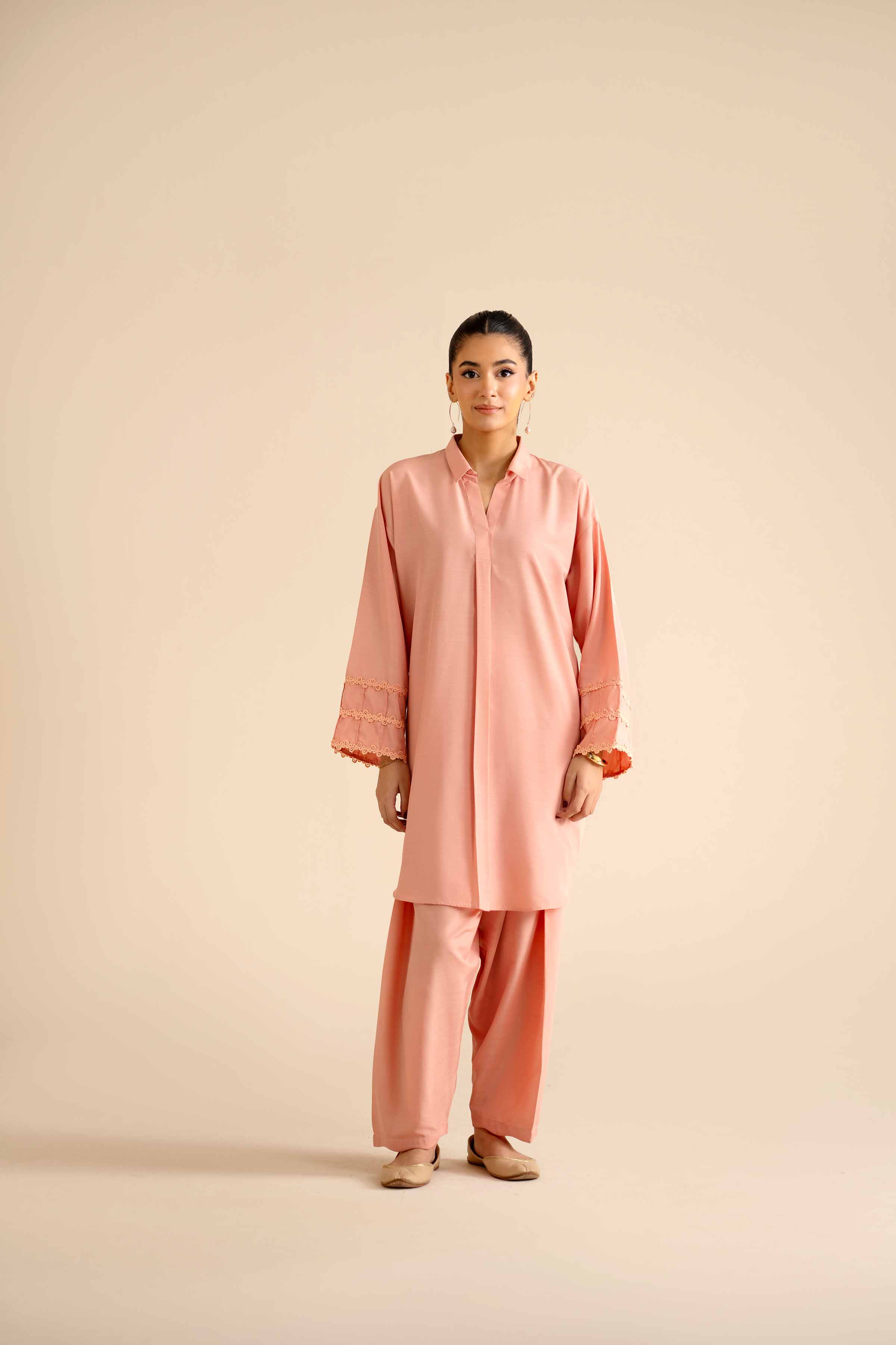 2 Piece - Basic Suit - PW25-256 for Women - Pret Collection | Nishat | Shop Online