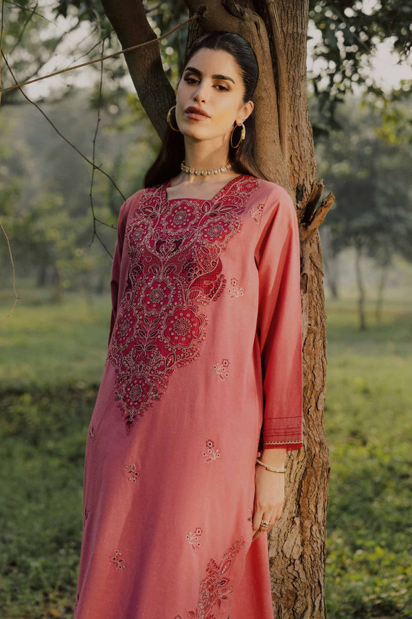 2 Piece - Embroidered Suit - PW25-258 for Women - Pret Collection | Nishat | Shop Online
