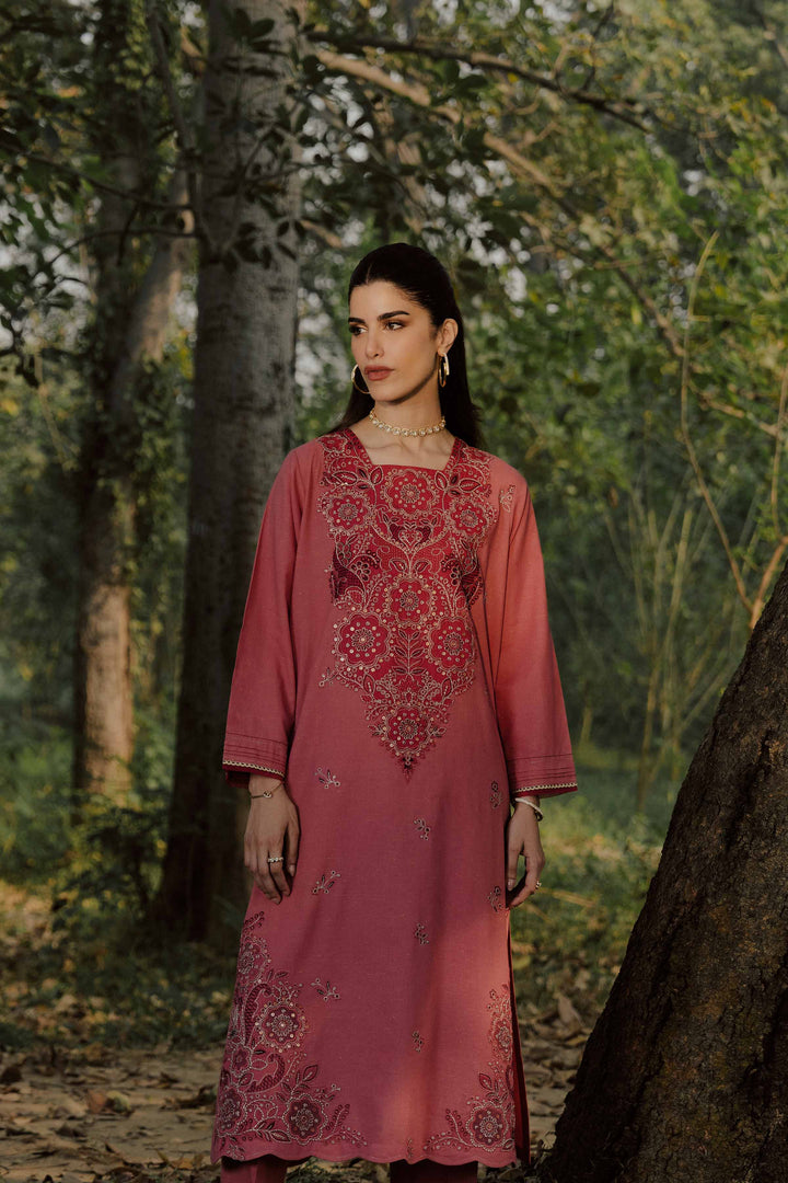 2 Piece - Embroidered Suit - PW25-258 for Women - Pret Collection | Nishat | Shop Online