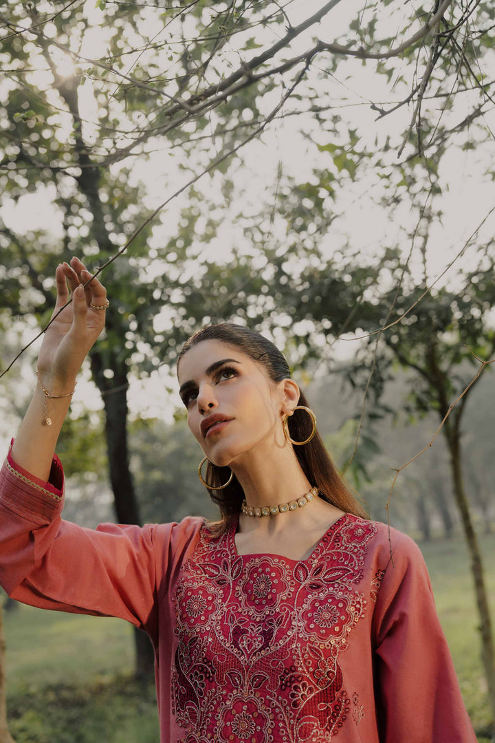 2 Piece - Embroidered Suit - PW25-258 for Women - Pret Collection | Nishat | Shop Online