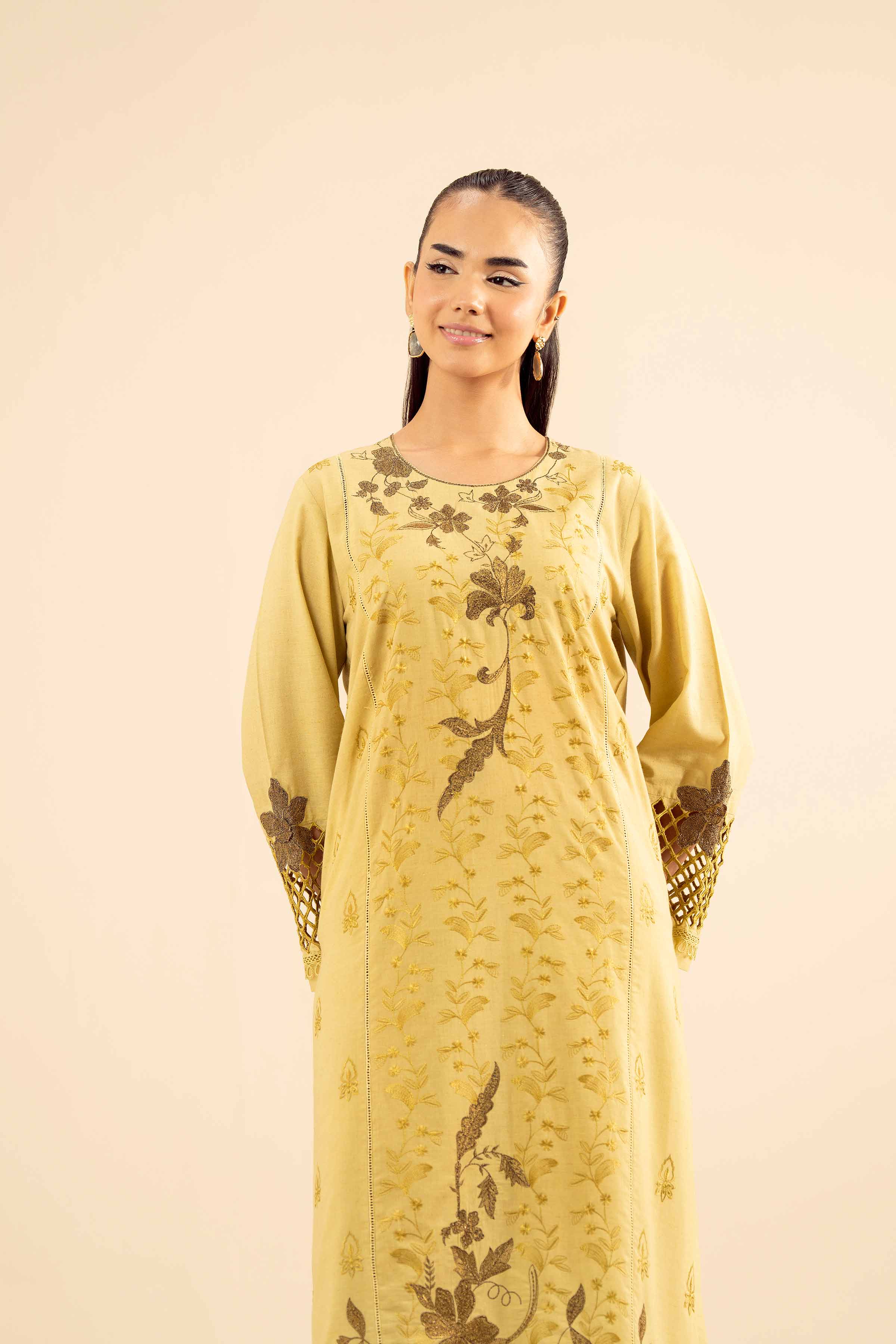 2 Piece - Embroidered Suit - PW25-262 for Women - Pret Collection | Nishat | Shop Online
