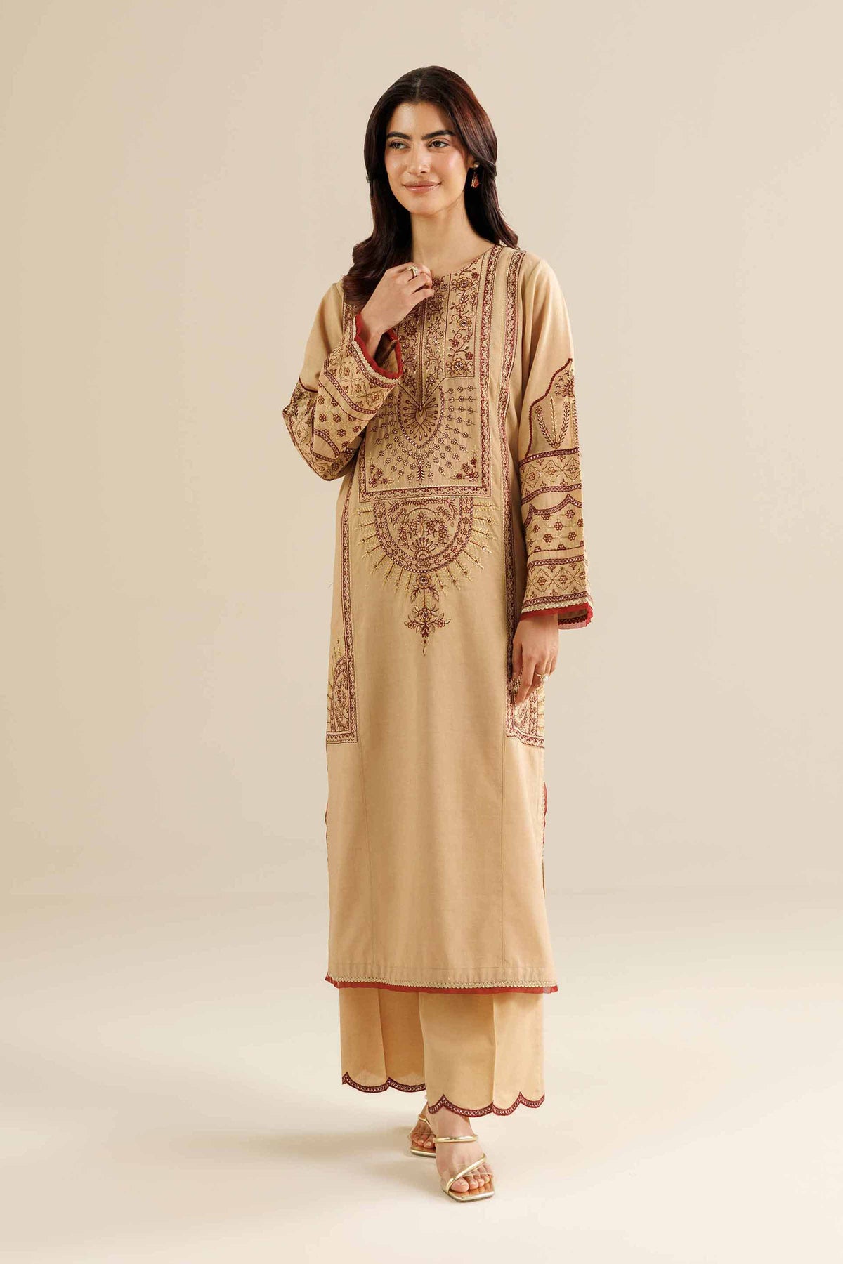 2 Piece - Embroidered Suit - PW25-263  (usp issue) for Women -  Pret Collection | Nishat | Shop Online