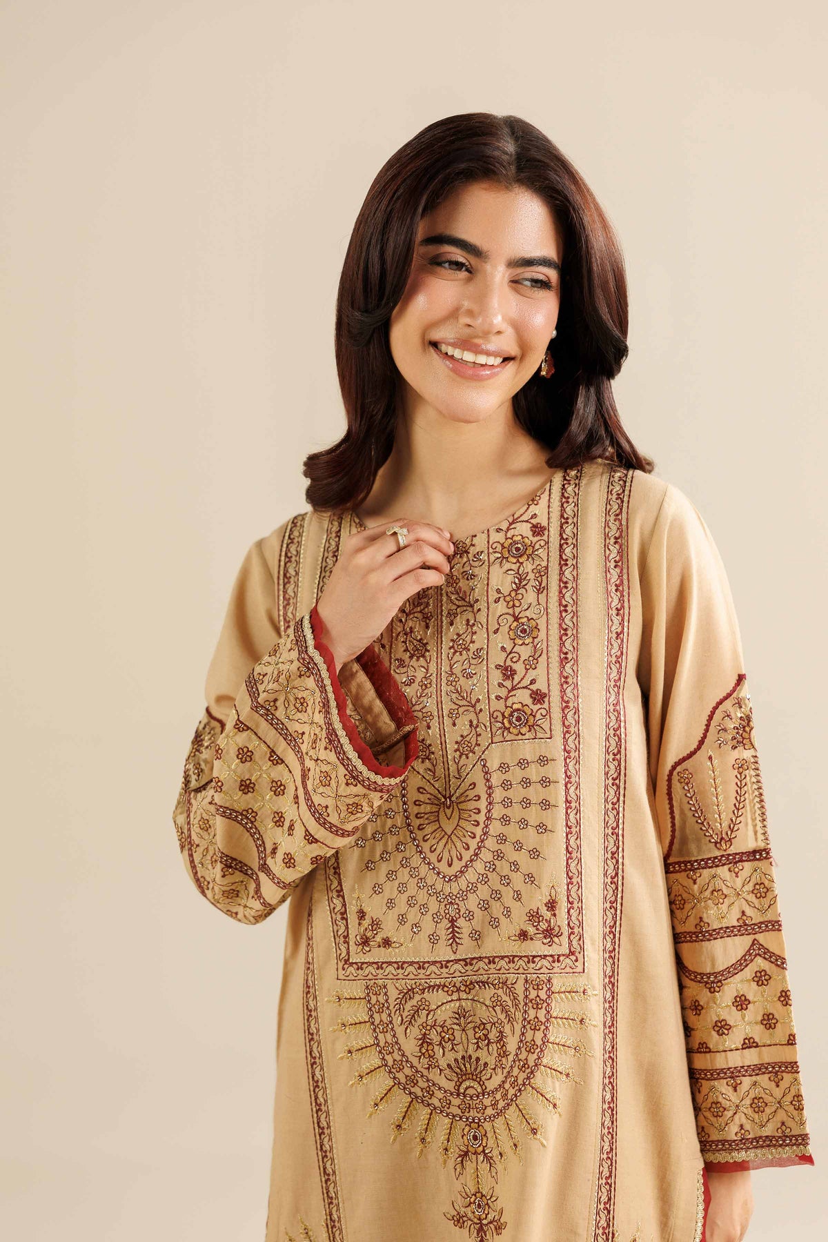 2 Piece - Embroidered Suit - PW25-263  (usp issue) for Women -  Pret Collection | Nishat | Shop Online
