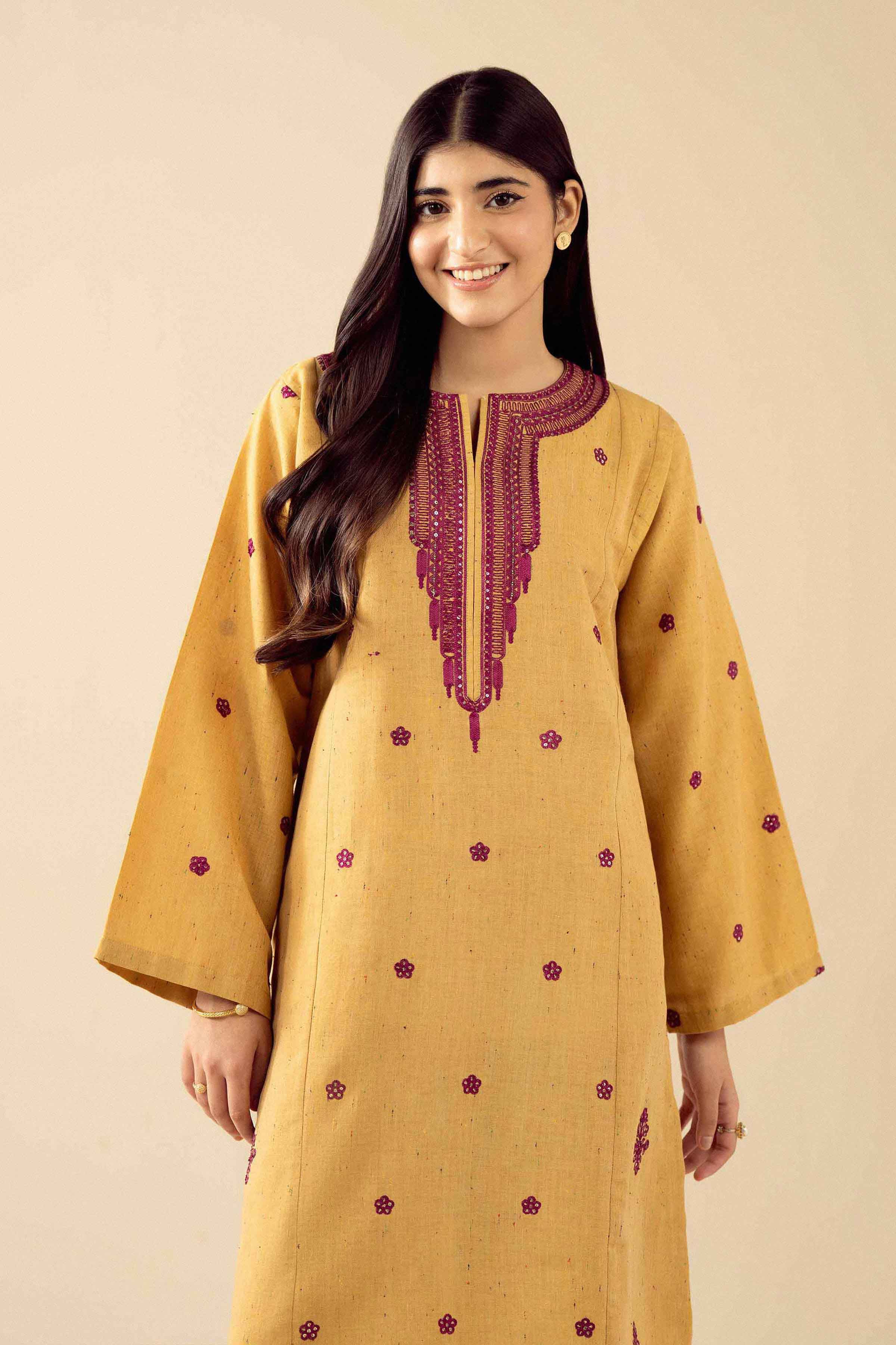 2 Piece - Embroidered Suit - PW25-270 for Women - Pret Collection | Nishat | Shop Online 