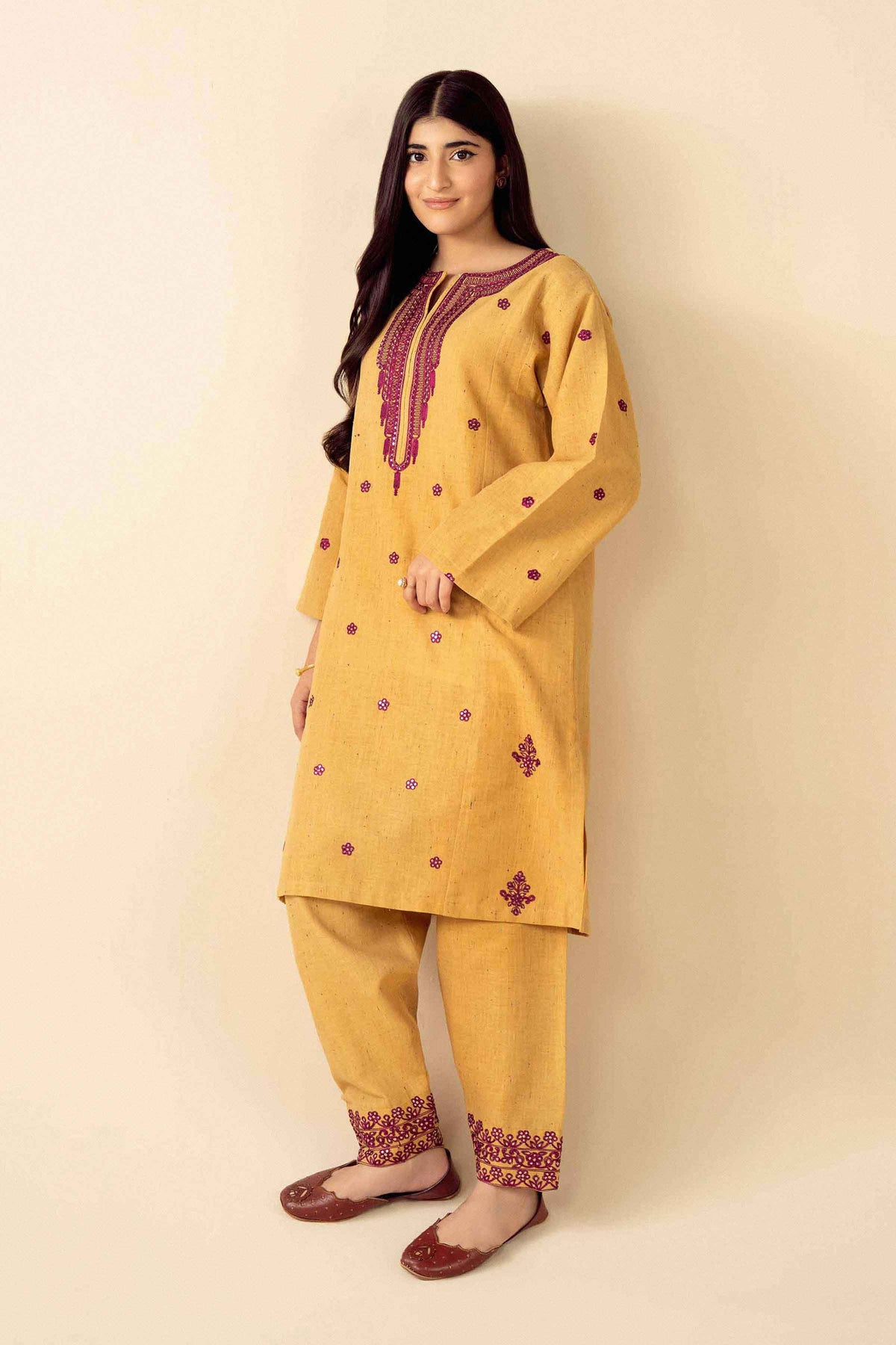 2 Piece - Embroidered Suit - PW25-270 for Women - Pret Collection | Nishat | Shop Online 