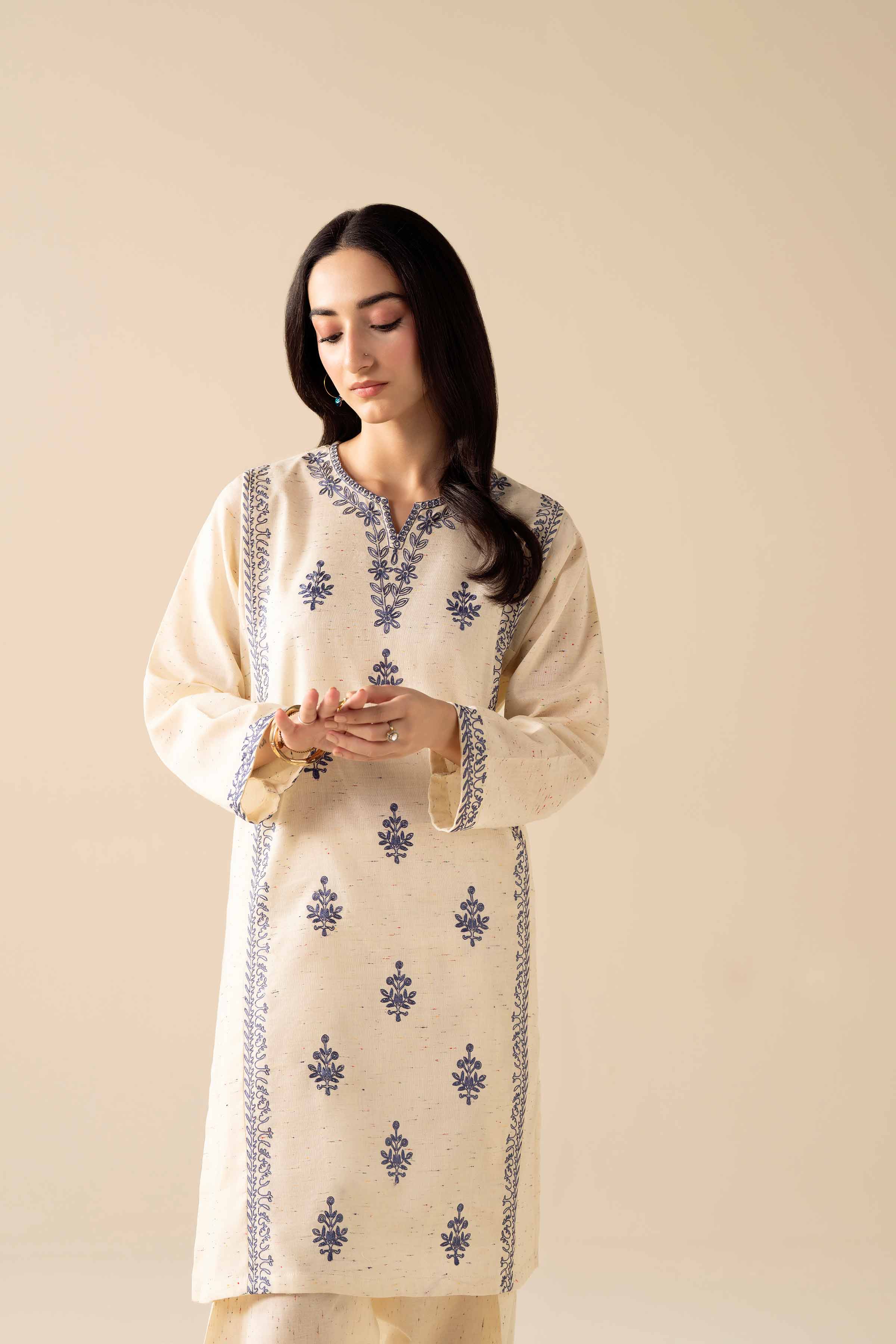 2 Piece - Embroidered Suit - PW25-271