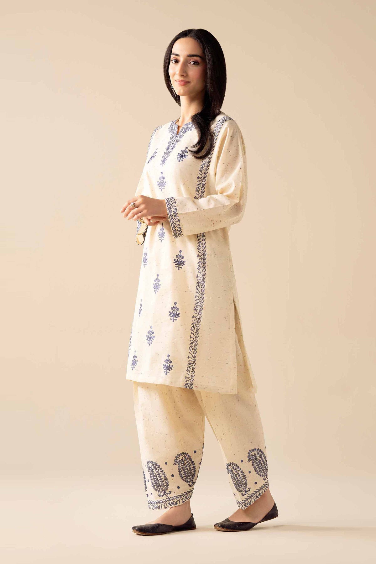 2 Piece - Embroidered Suit - PW25-271